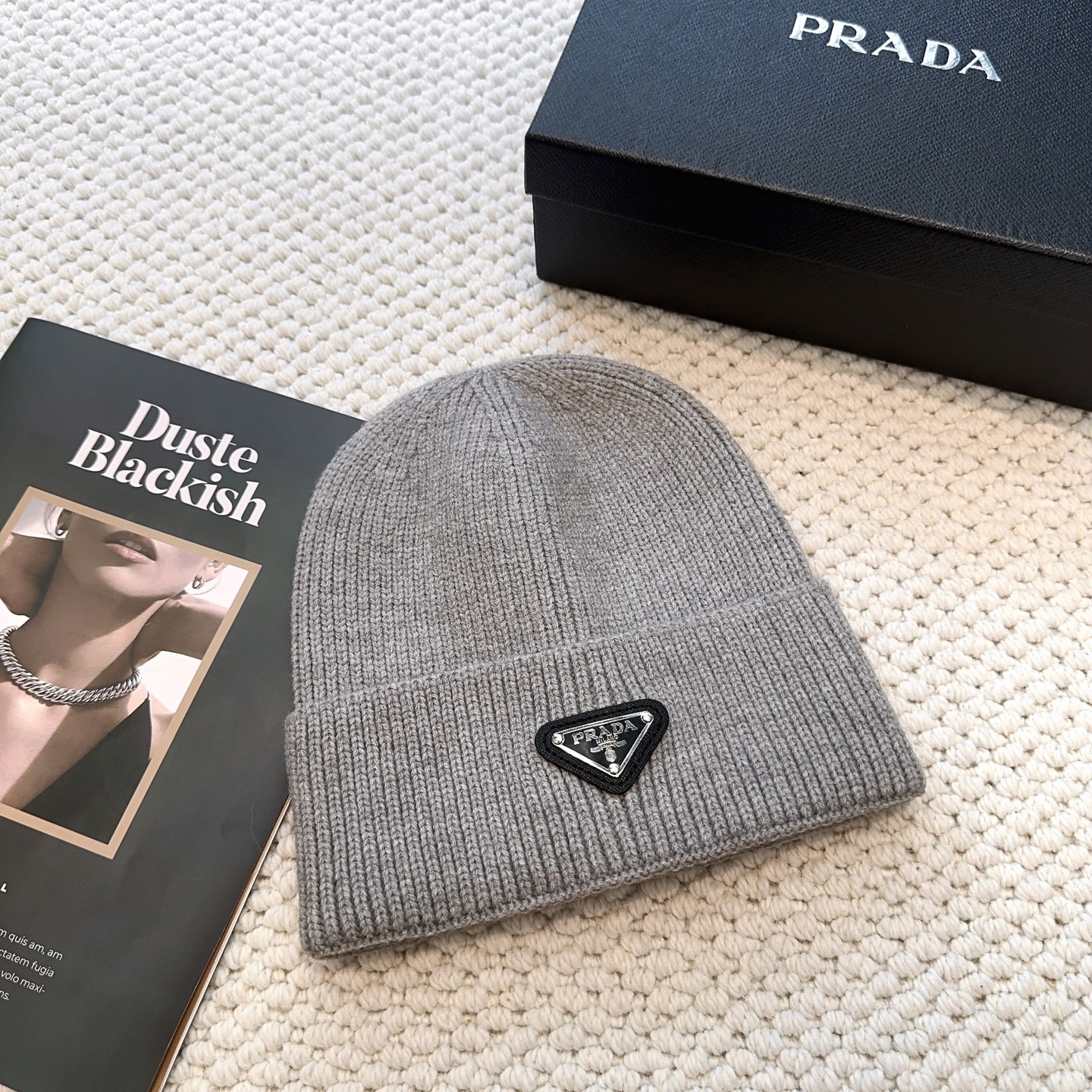 Bagsaaa Pra*a Pink Beanie
