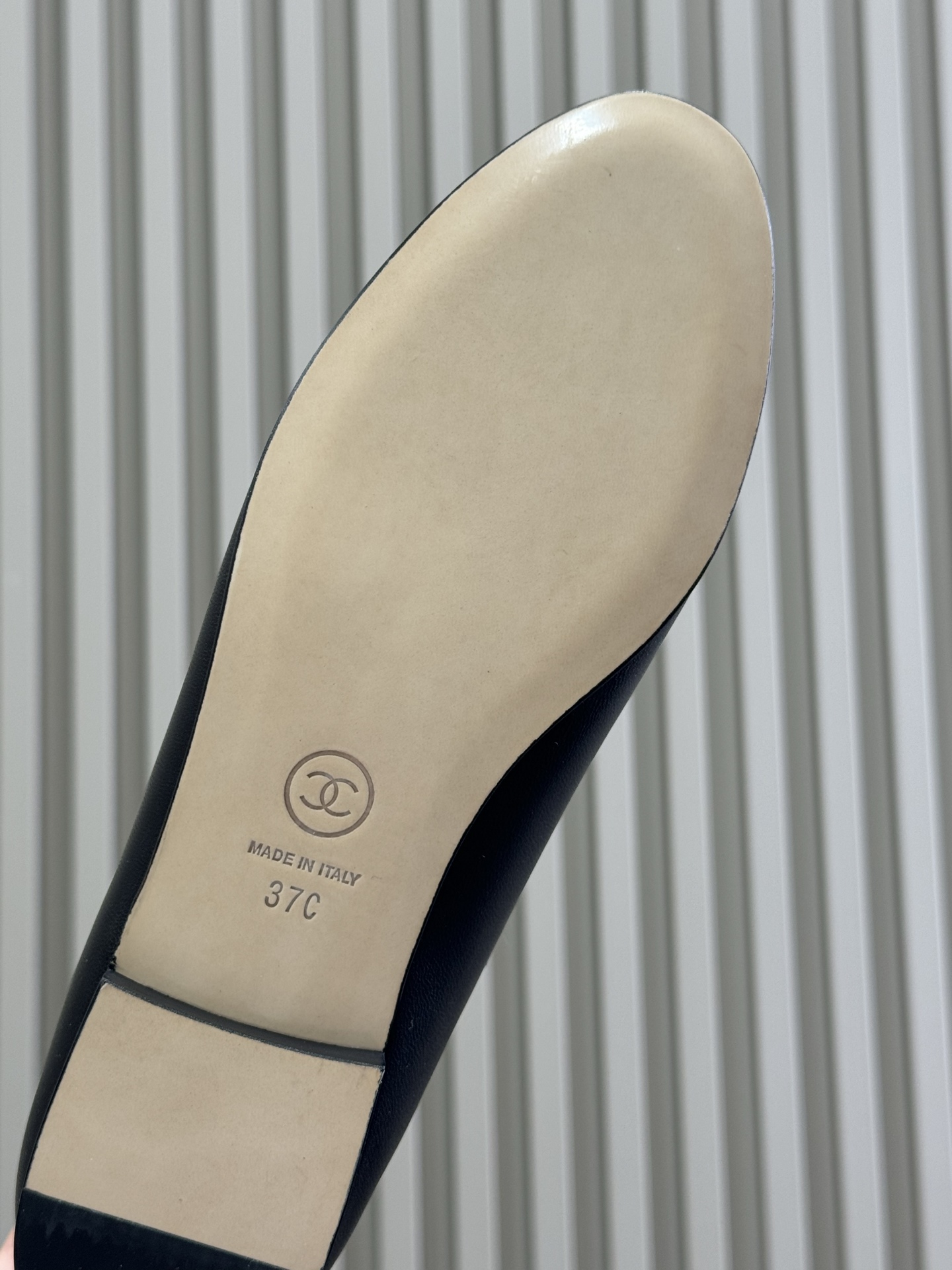 Bagsaaa Ch**el Ballet flats G46663 Black Lambskin