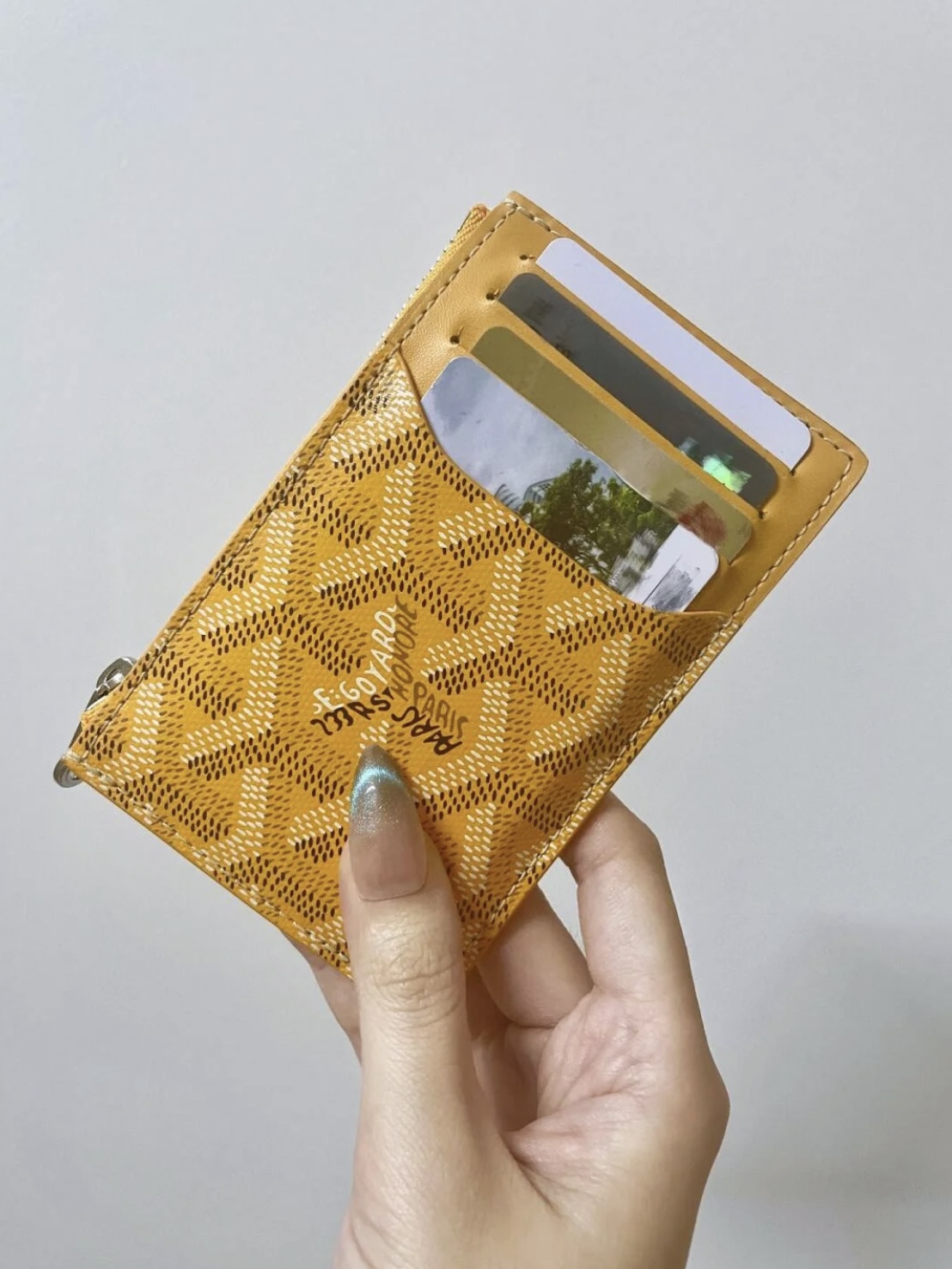 Bagsaaa G09ard Saint Sulpice card holder yellow