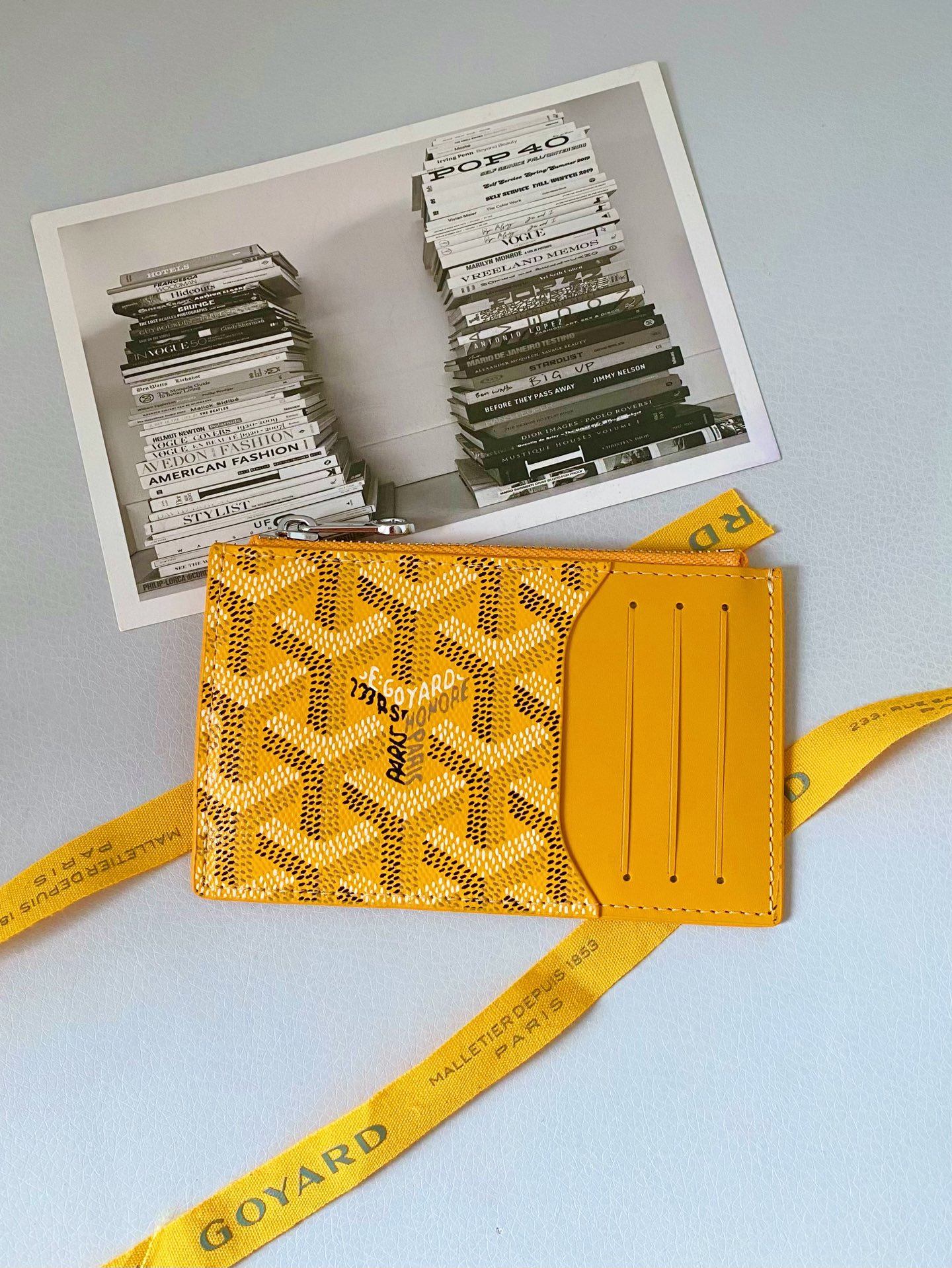 Bagsaaa G09ard Saint Sulpice card holder yellow