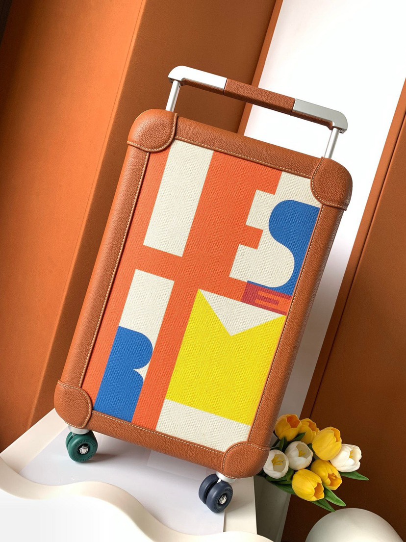 Bagsaaa H**me5 R.M.S Cabin Suitcase Brown - 57cm