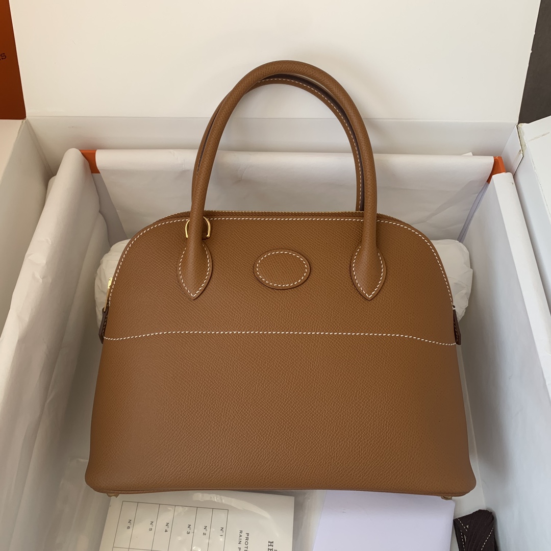 Bagsaaa H**me5 Bolide 27 handbag brown - 27cm
