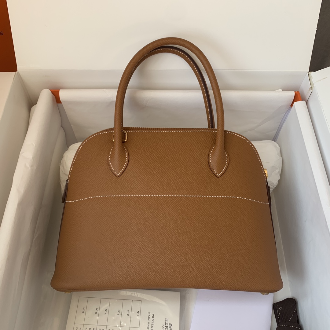 Bagsaaa H**me5 Bolide 27 handbag brown - 27cm