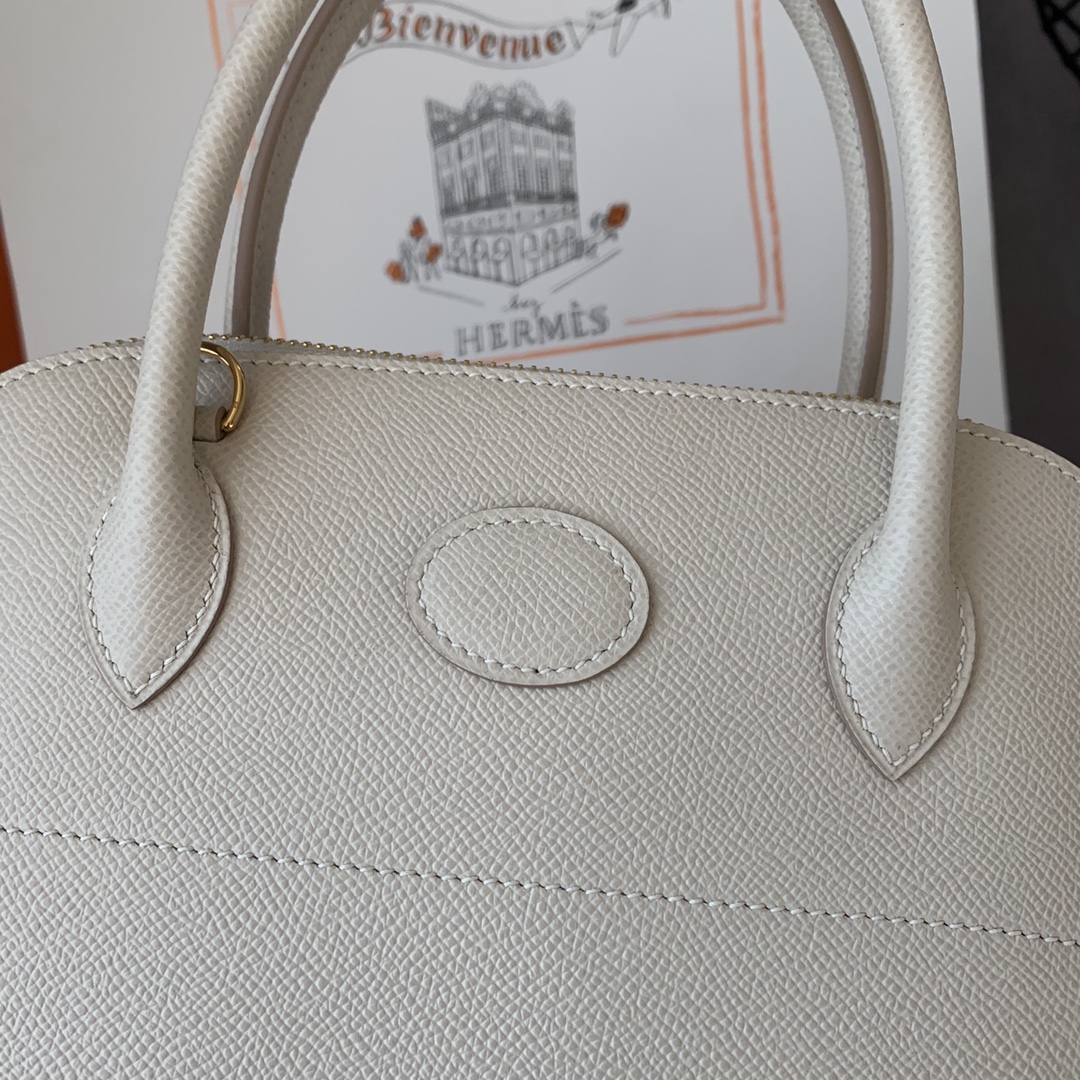 Bagsaaa H**me5 Bolide 27 handbag white - 27cm