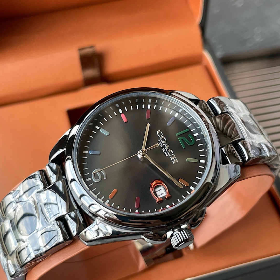 Bagsaaa Coach Greyson Watch Black - 36mm