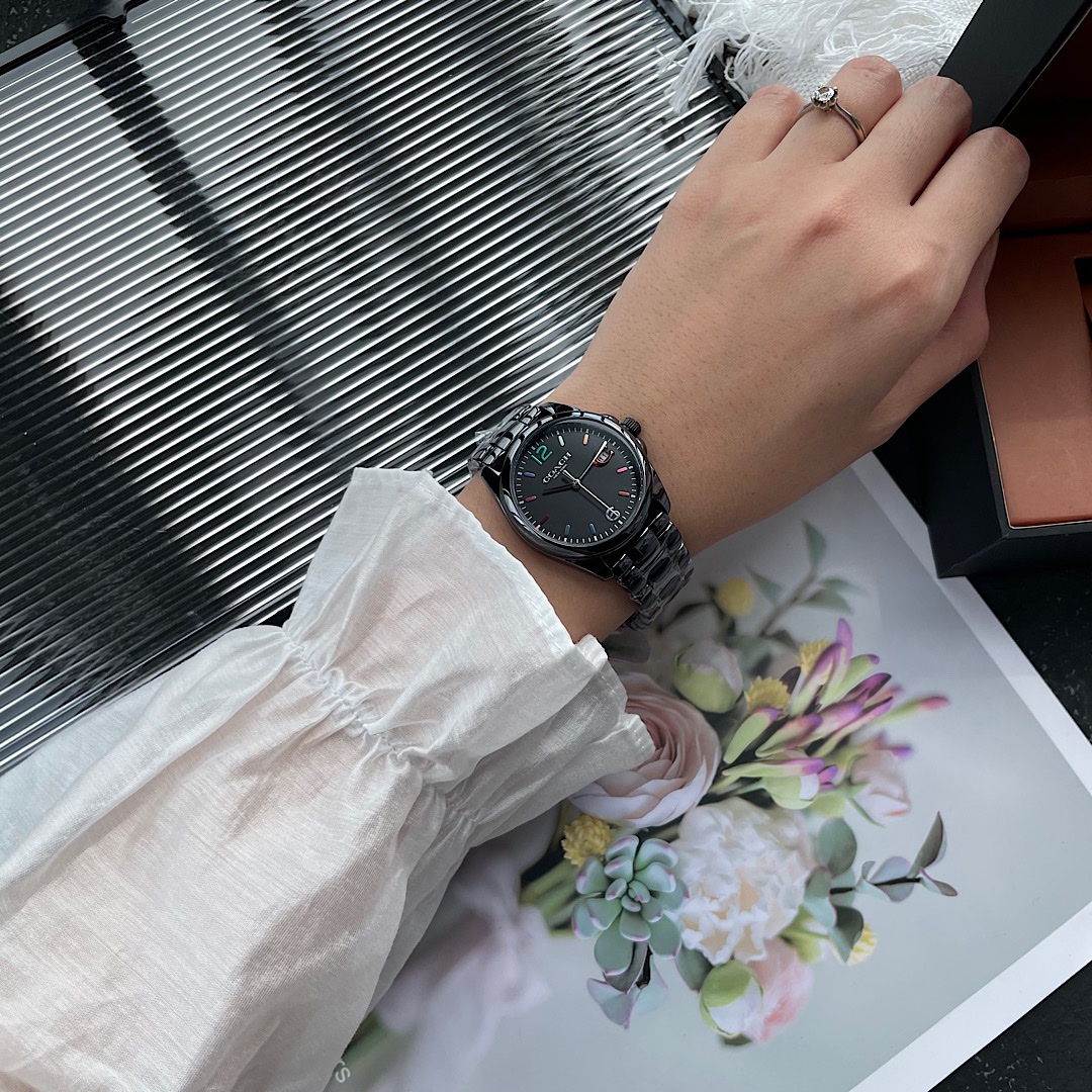 Bagsaaa Coach Greyson Watch Black - 36mm