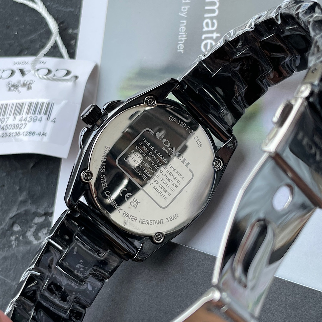 Bagsaaa Coach Greyson Watch Black - 36mm