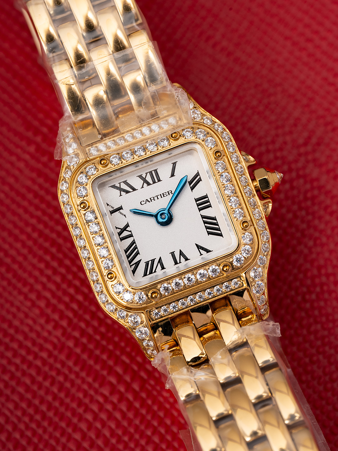 Bagsaaa Ca*t1er Panthère Watch gold with D1am0nd - 19mm*25mm