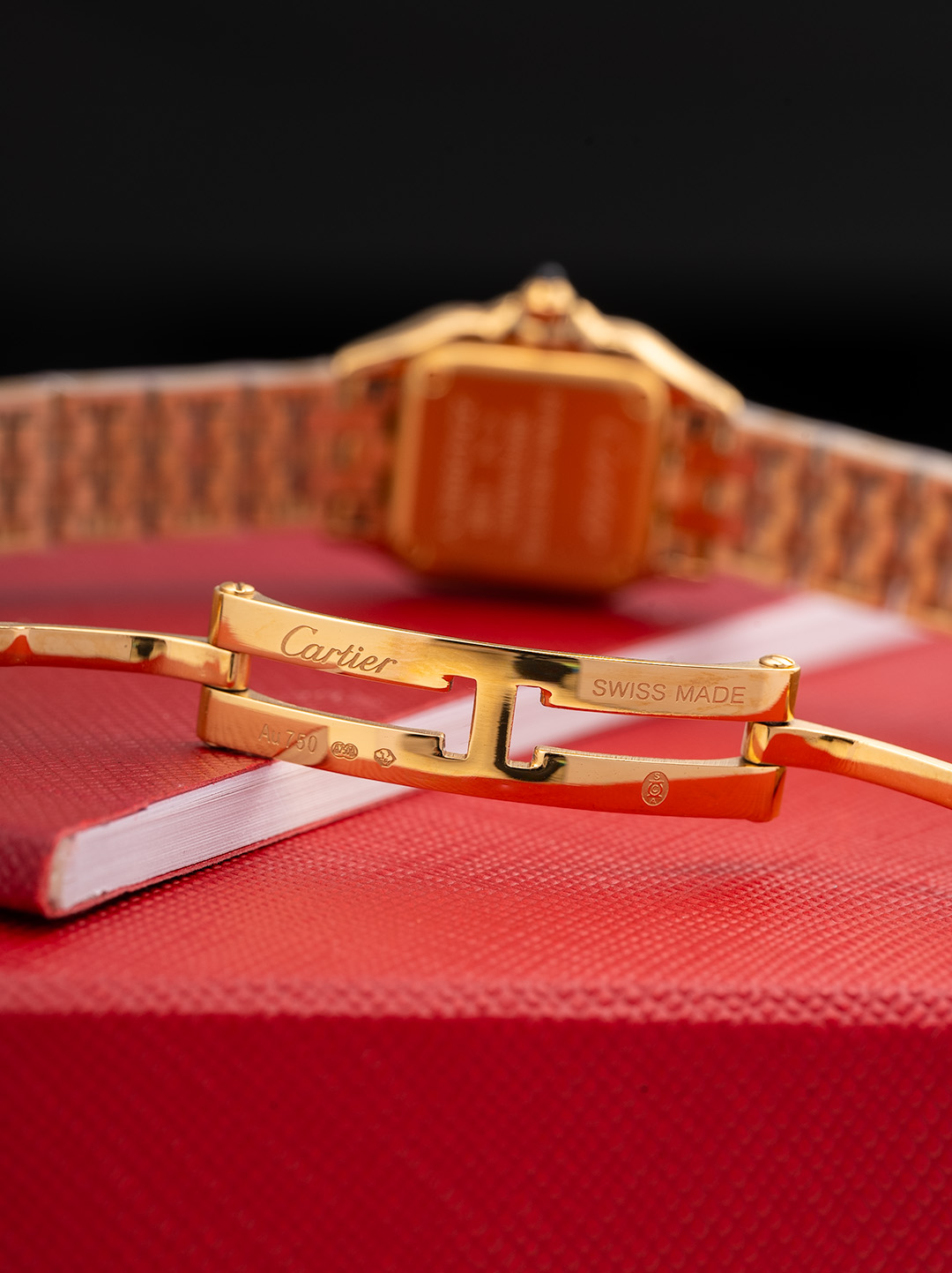 Bagsaaa Ca*t1er Panthère Watch gold with D1am0nd - 19mm*25mm