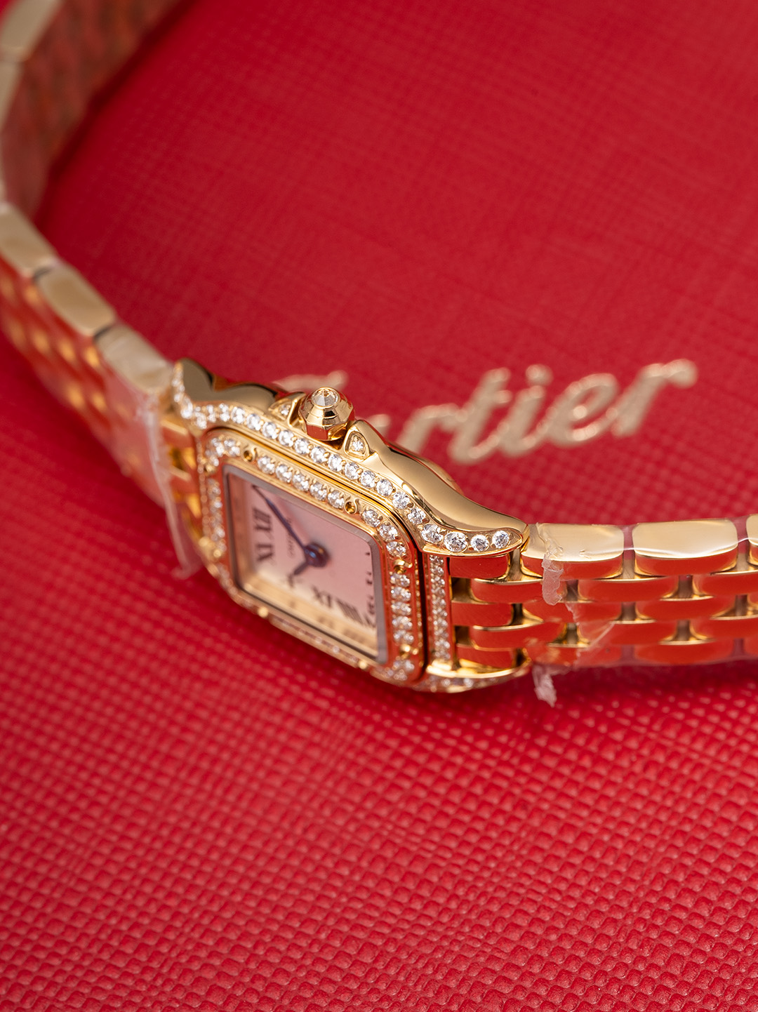 Bagsaaa Ca*t1er Panthère Watch gold with D1am0nd - 19mm*25mm