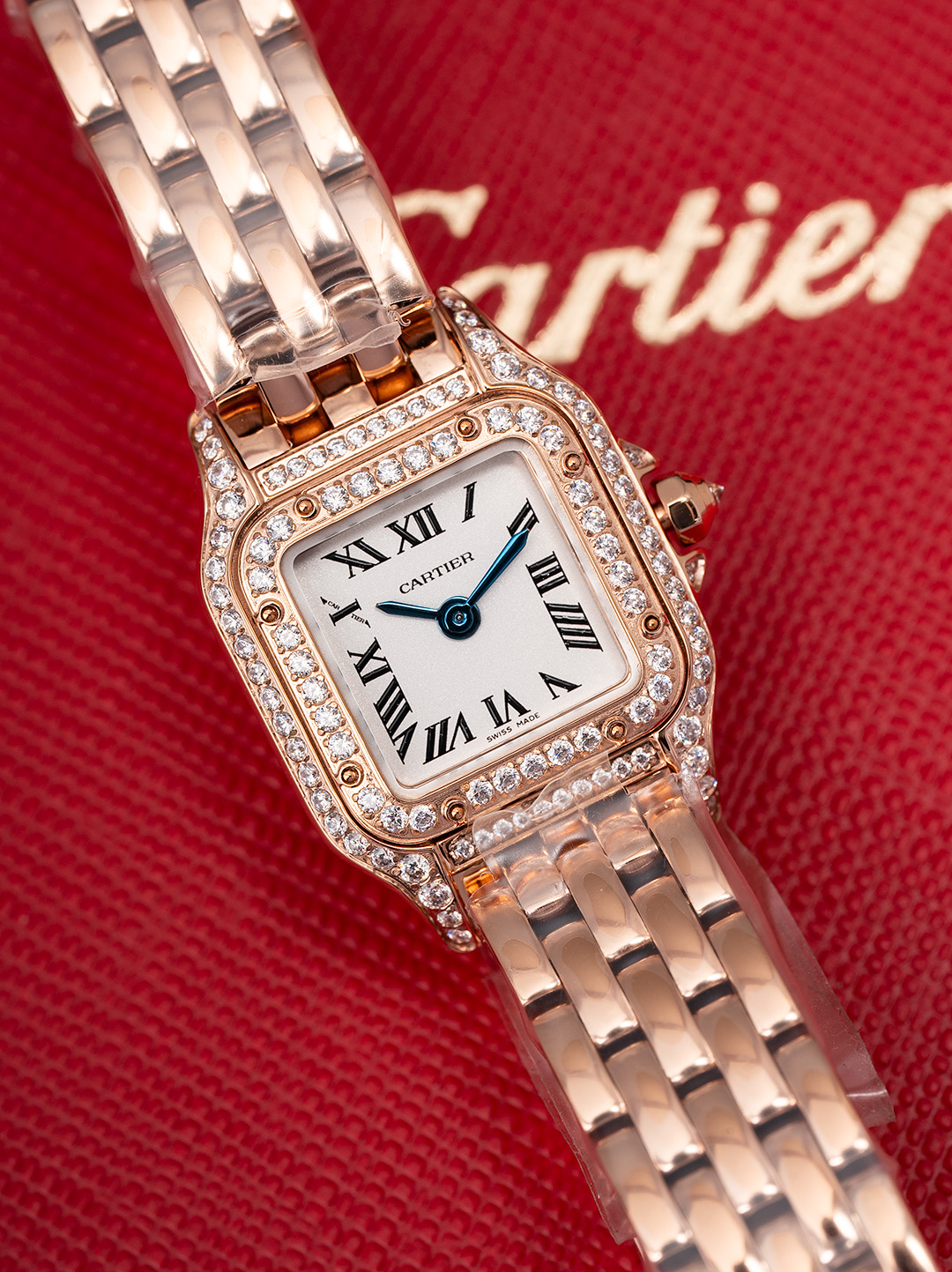 Bagsaaa Ca*t1er Panthère Watch rose gold with D1am0nd - 19mm*25mm
