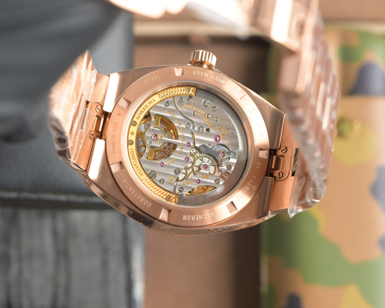 Bagsaaa Vacheron C0nstan1n Oversea Tourbillon watch - 42mm