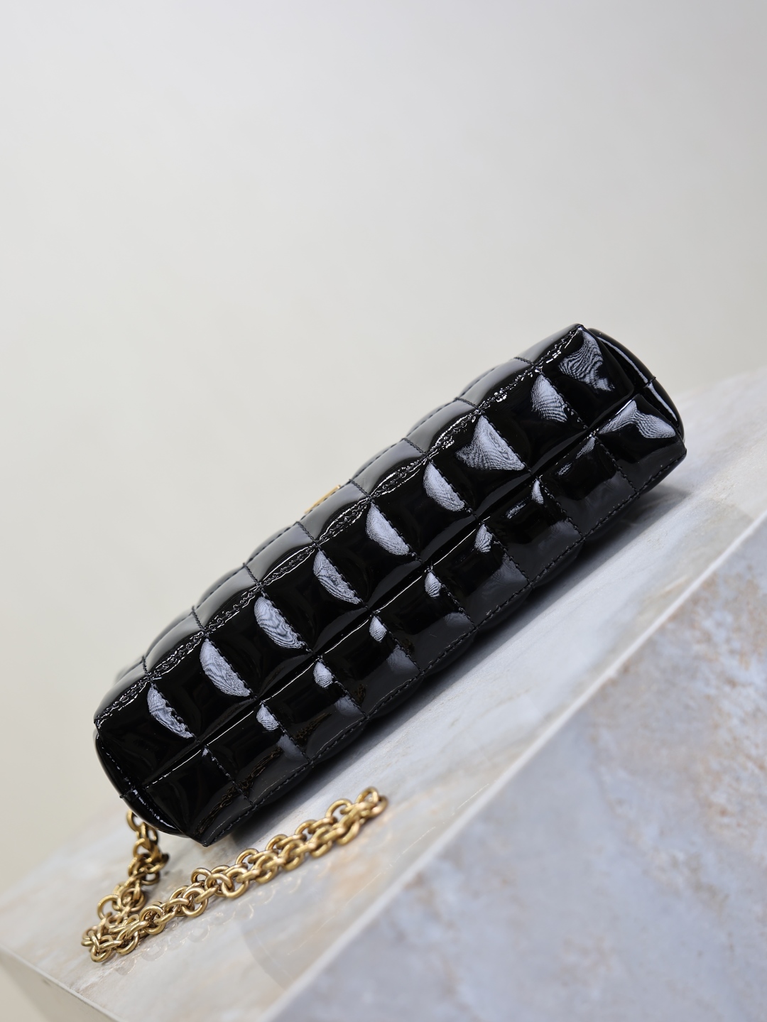 Bagsaaa Y51 Sa1nt Lau*nt Cassandre Carré Matelassé Pouch black - 18.5cm