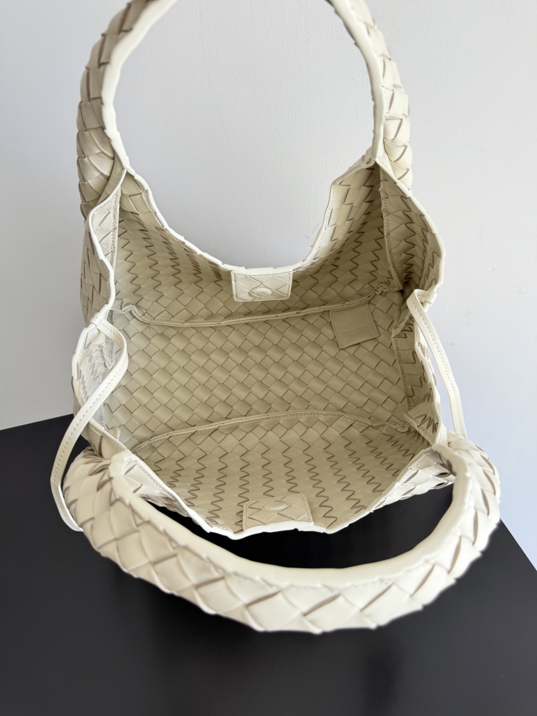 Bagsaaa B0tt*ga Ven*ta Campana Bag 844249 Sea Salt - 33cm