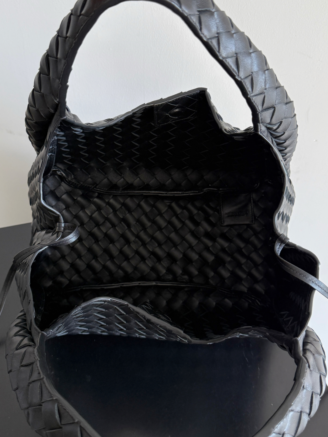 Bagsaaa B0tt*ga Ven*ta Campana Bag 844249 Black - 33cm