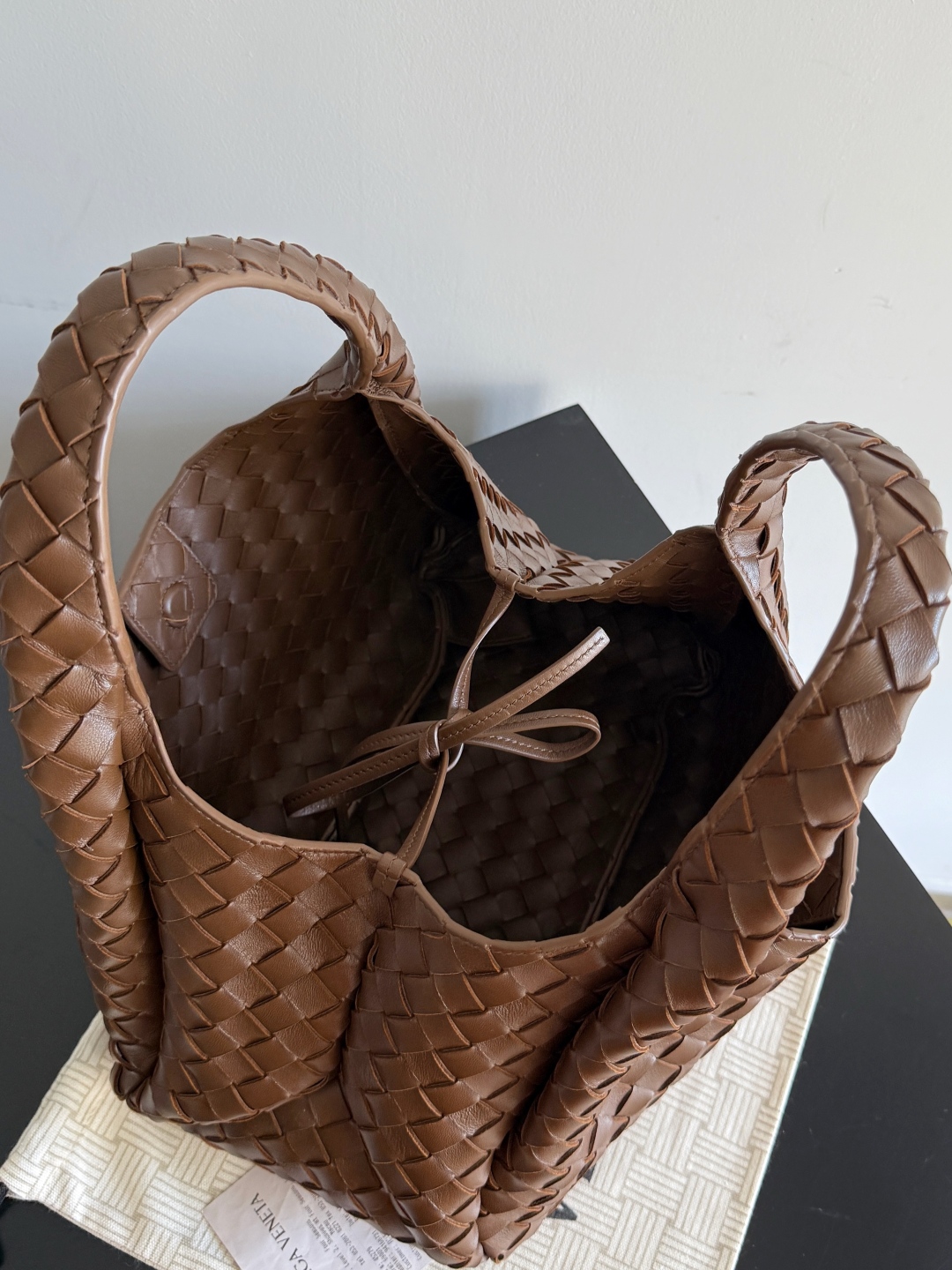 Bagsaaa B0tt*ga Ven*ta Campana Bag 844249 Brown - 33cm