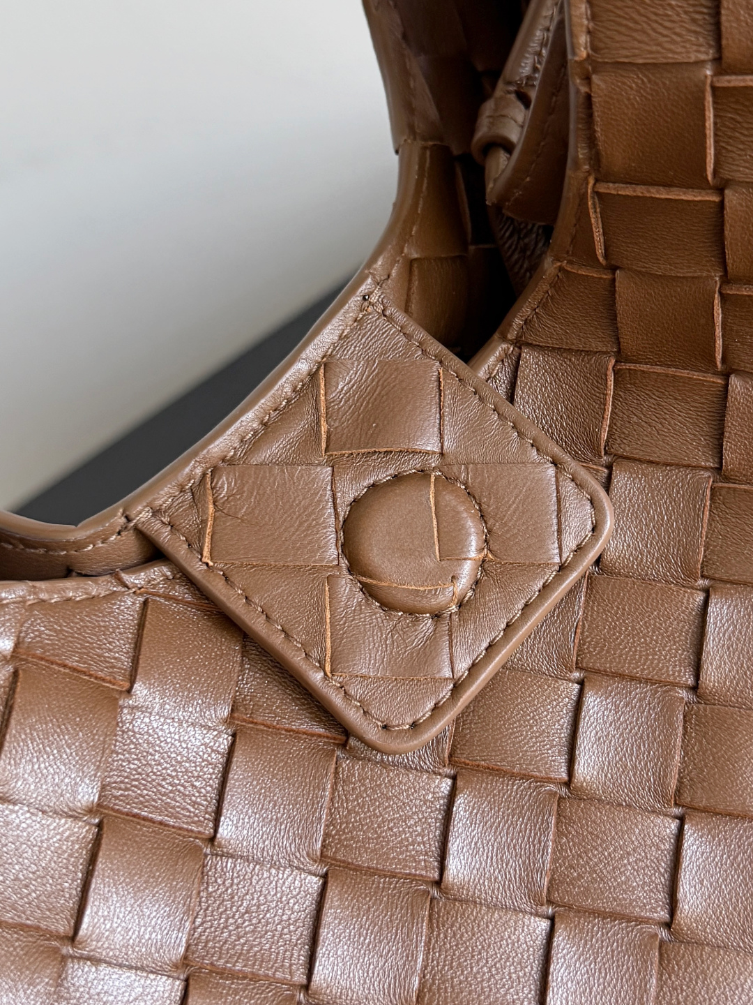 Bagsaaa B0tt*ga Ven*ta Campana Bag 844249 Brown - 33cm