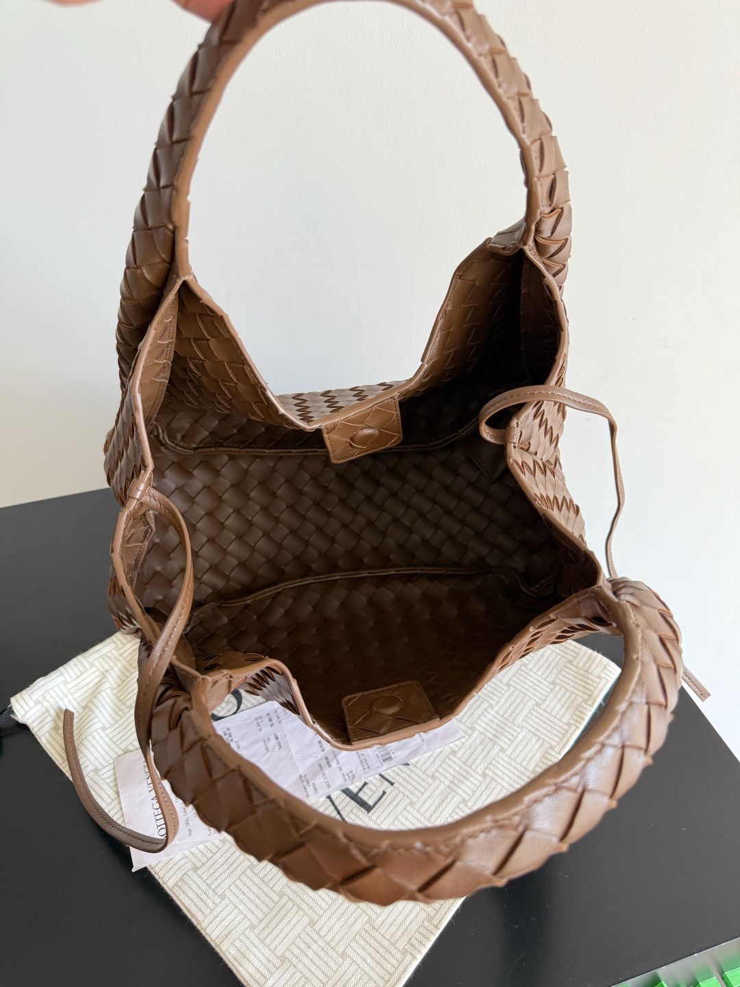 Bagsaaa B0tt*ga Ven*ta Campana Bag 844249 Brown - 33cm