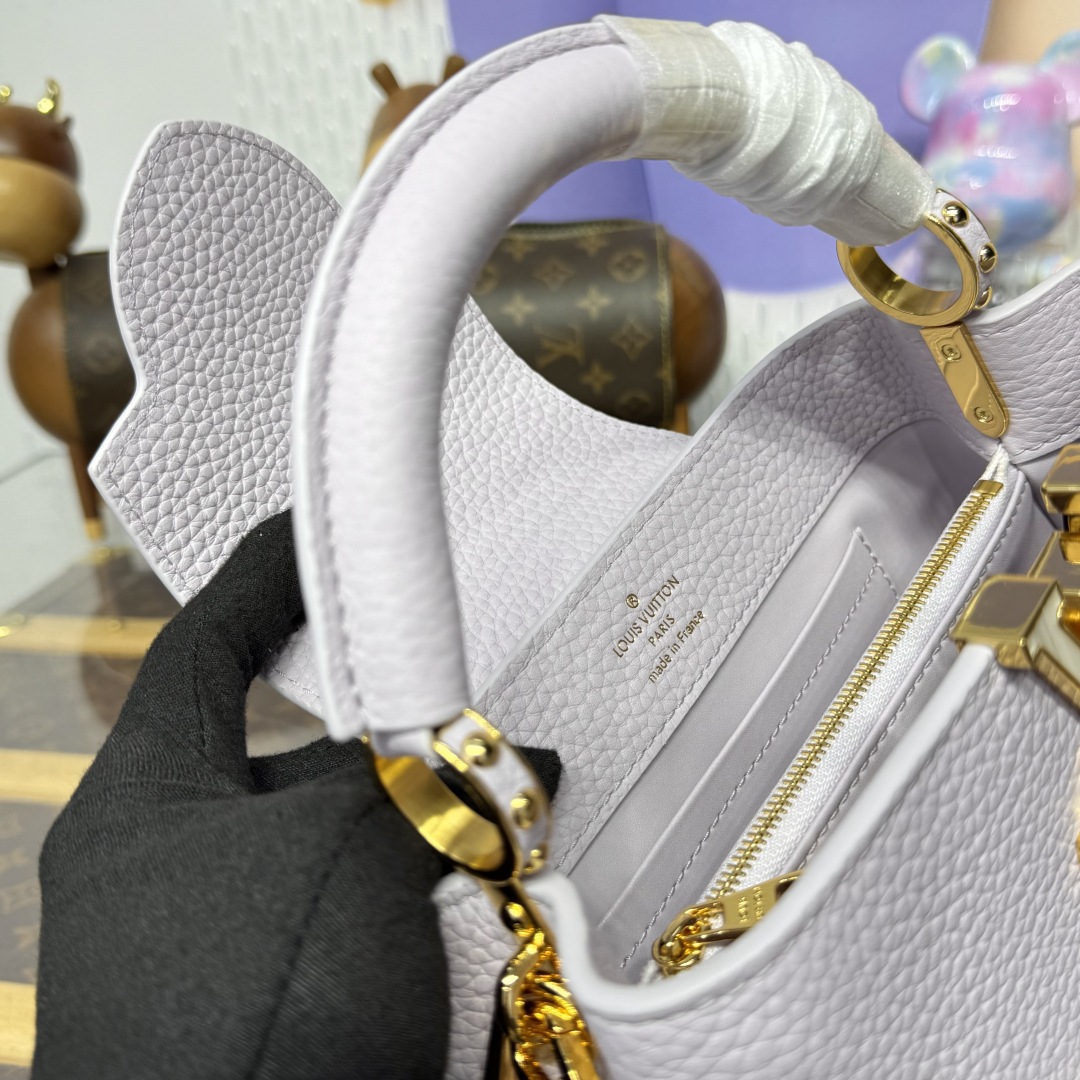 Bagsaaa LV M25476 Capucines East-West Mini Misty Lilac - 22cm