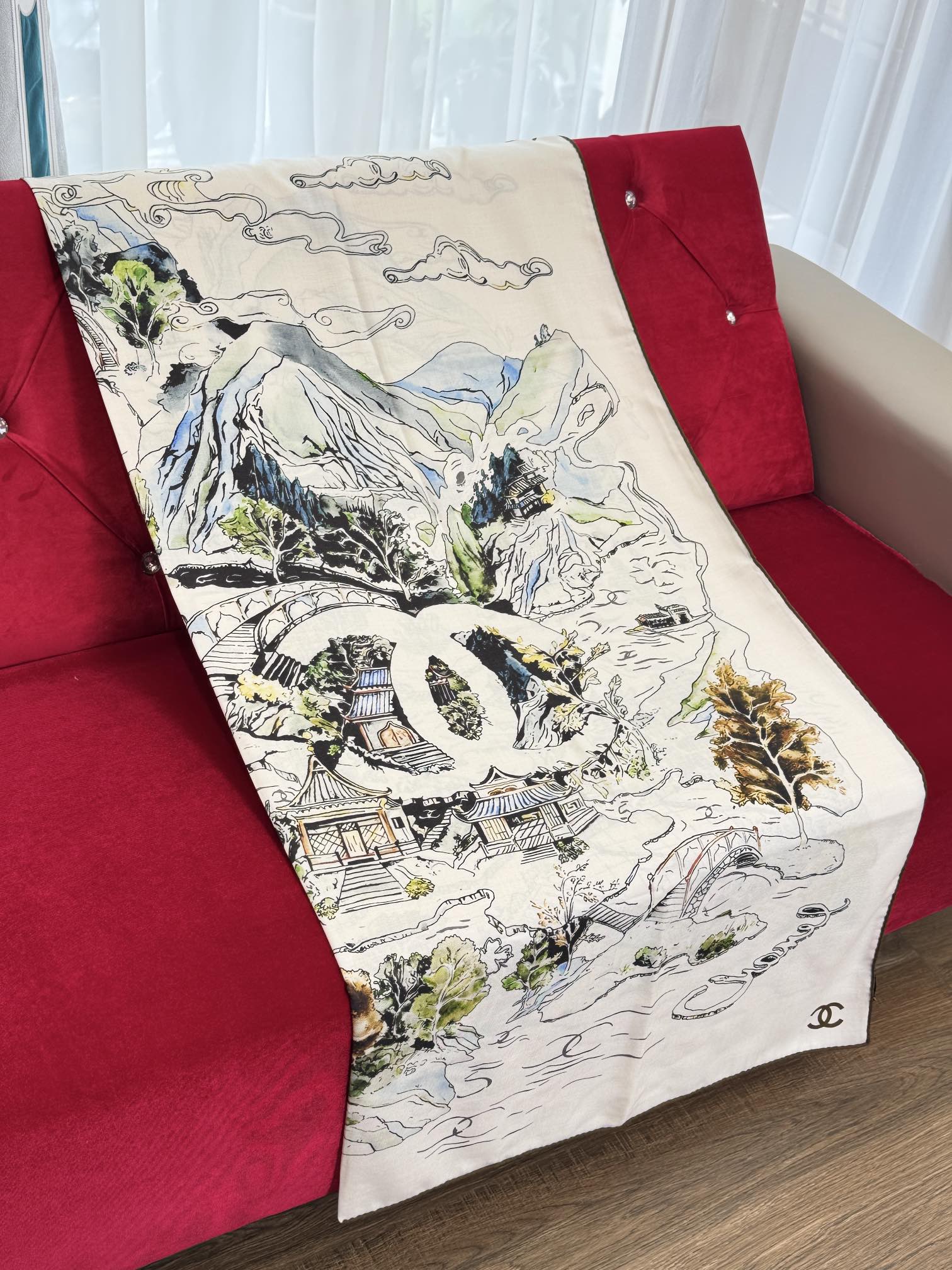 Bagsaaa Ch**el Scarf - 140*140cm