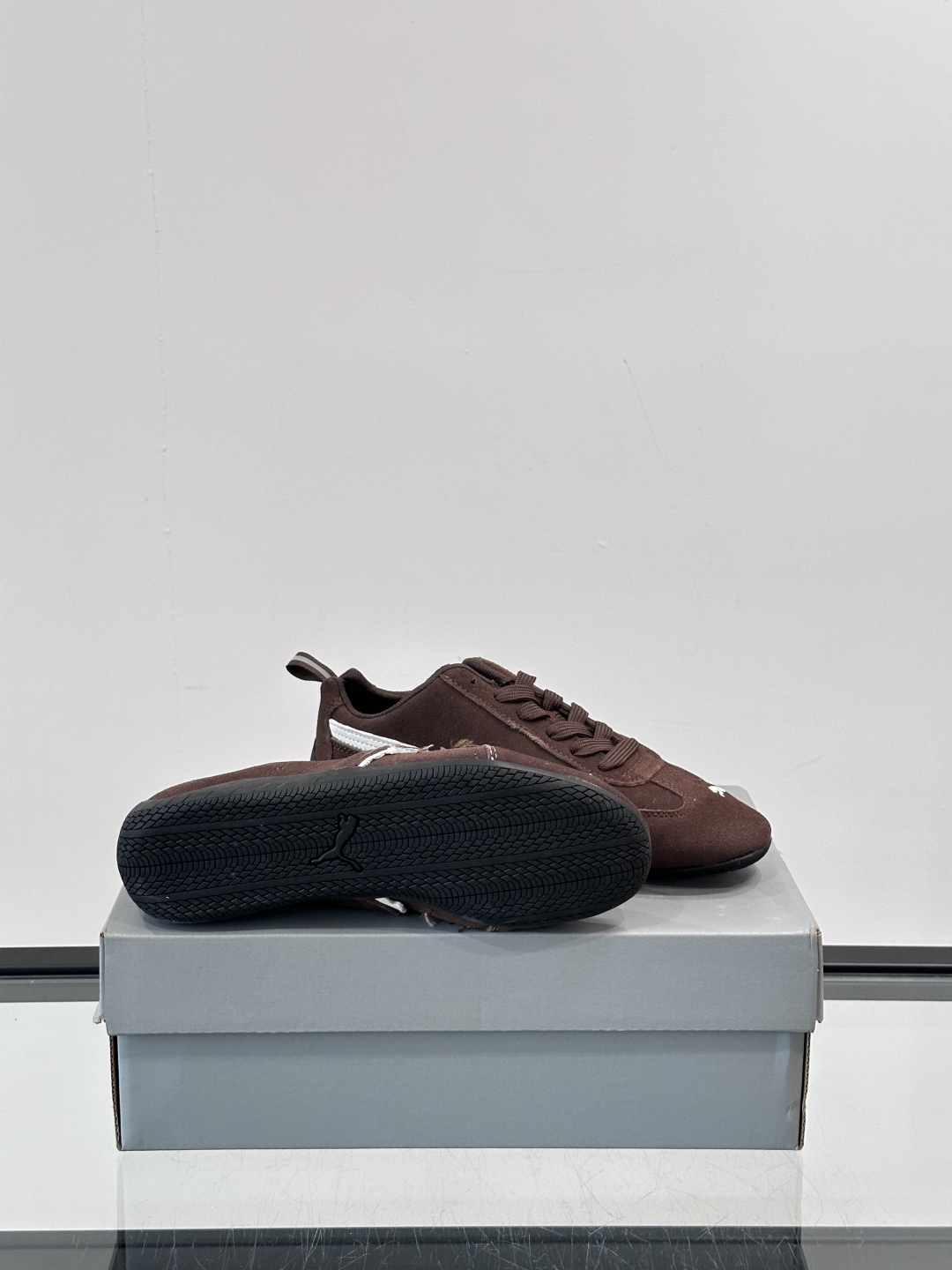 Bagsaaa Speedcat Suede Ba1en*iaga Sneaker Brown