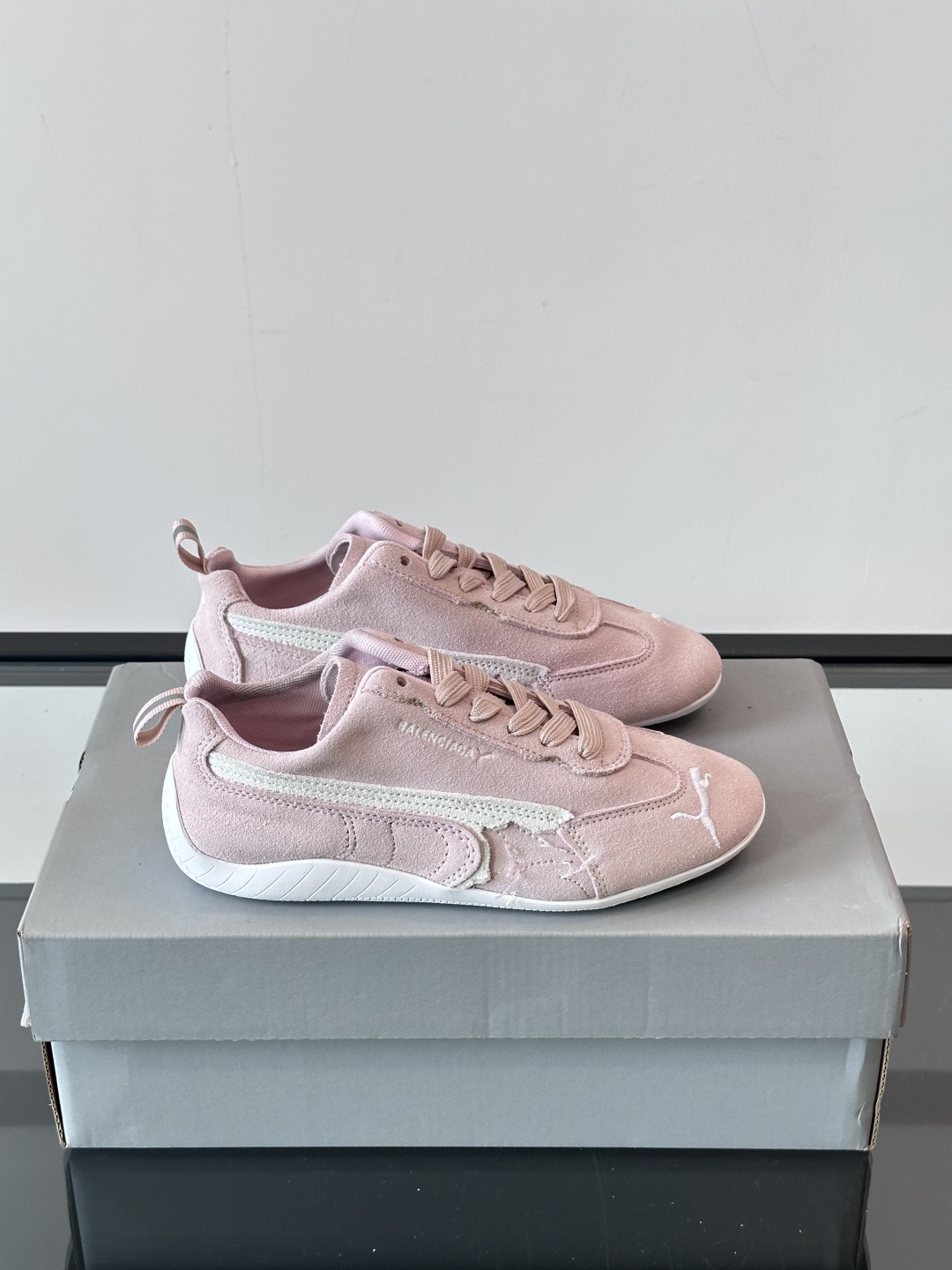 Bagsaaa Speedcat Suede Ba1en*iaga Sneaker Pink