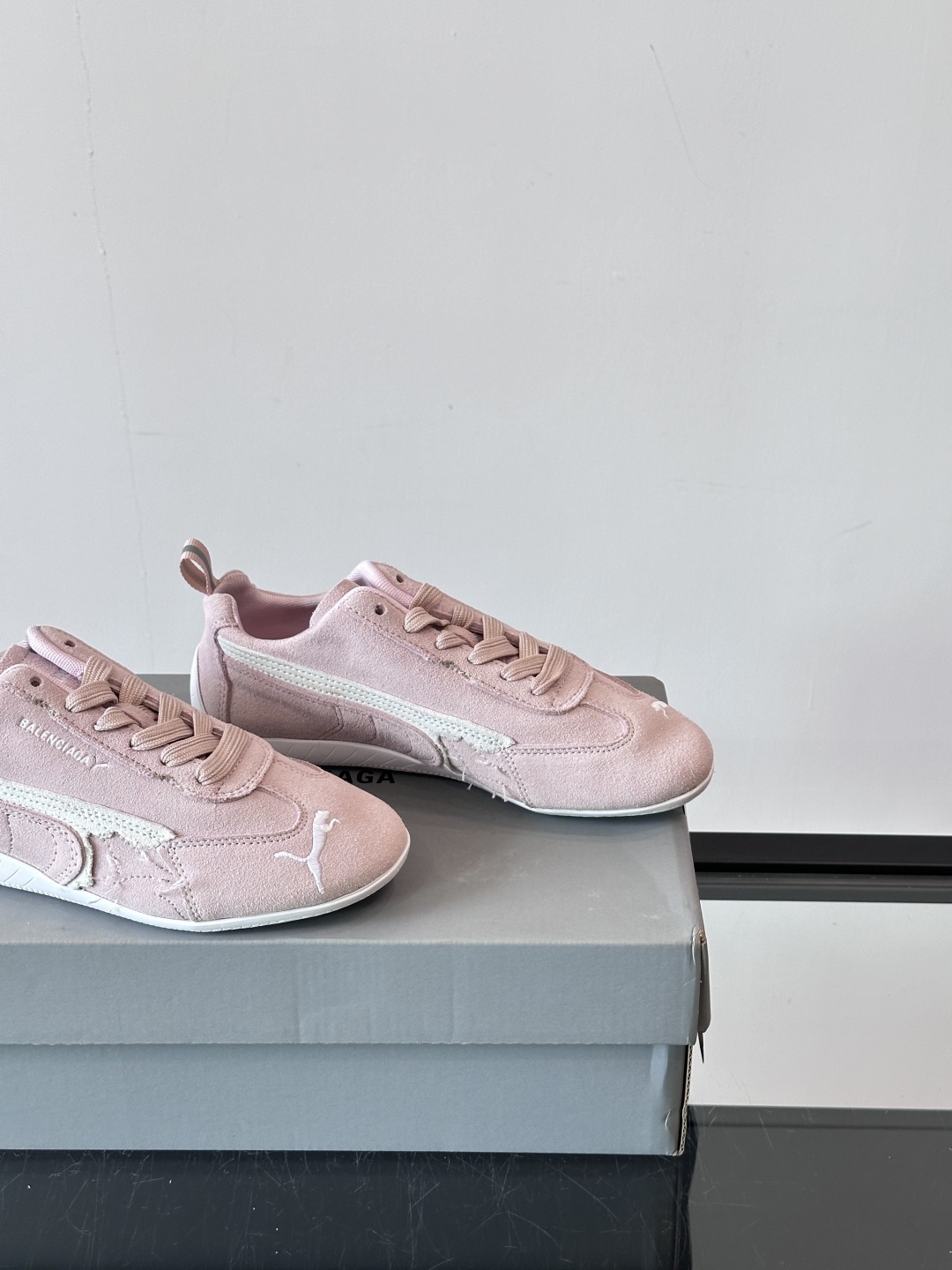 Bagsaaa Speedcat Suede Ba1en*iaga Sneaker Pink