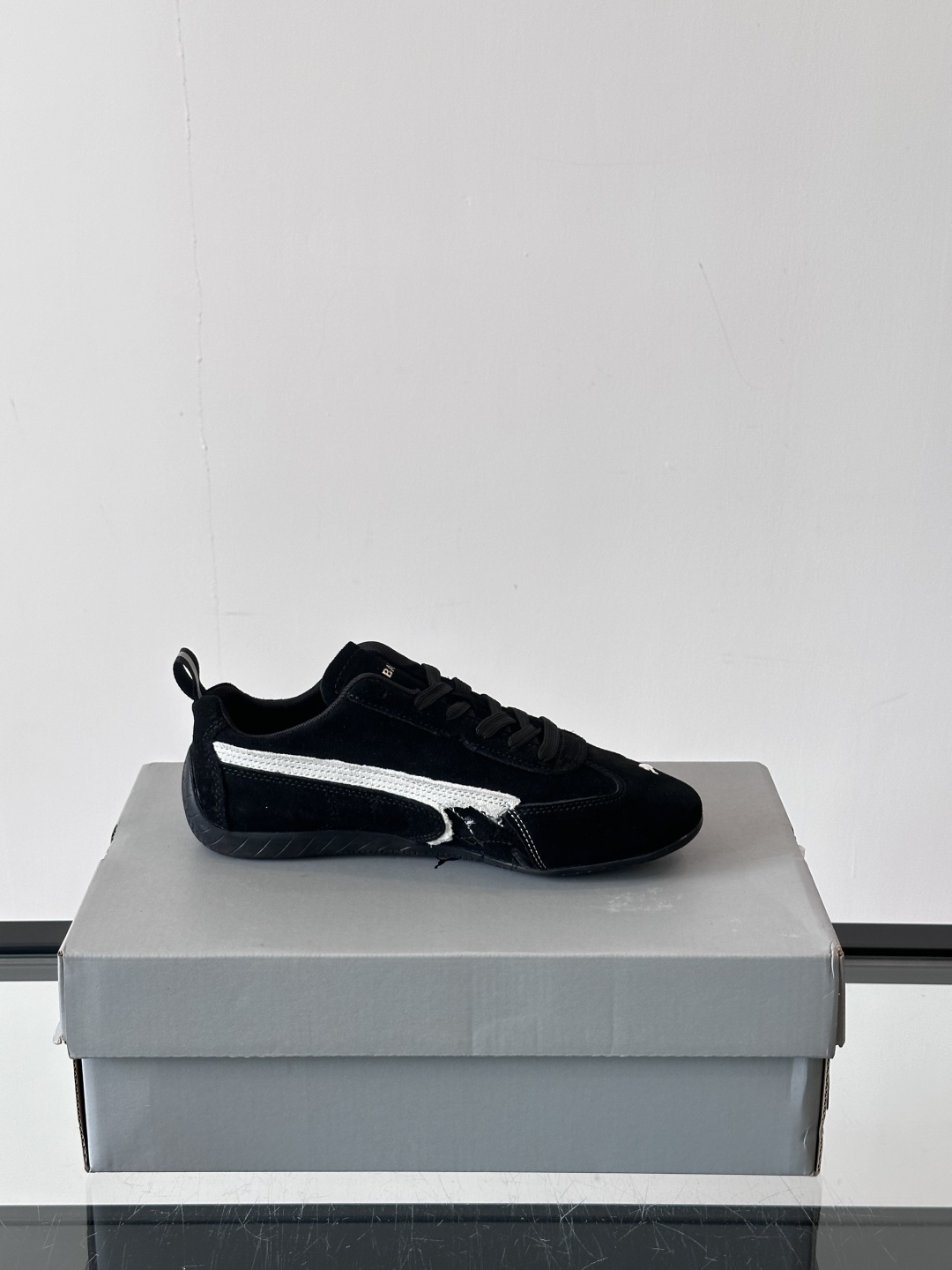 Bagsaaa Speedcat Suede Ba1en*iaga Sneaker Black