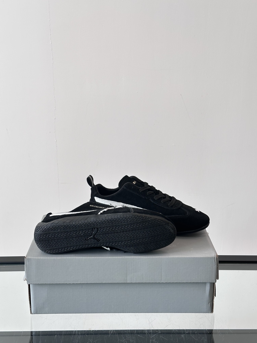 Bagsaaa Speedcat Suede Ba1en*iaga Sneaker Black