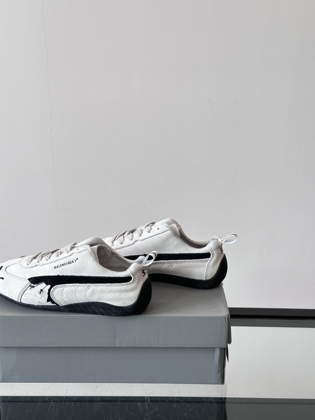 Bagsaaa Speedcat Suede Ba1en*iaga Sneaker White