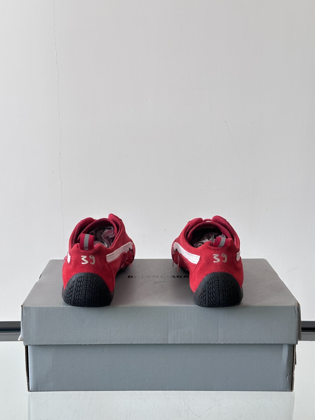 Bagsaaa Speedcat Suede Ba1en*iaga Sneaker Red