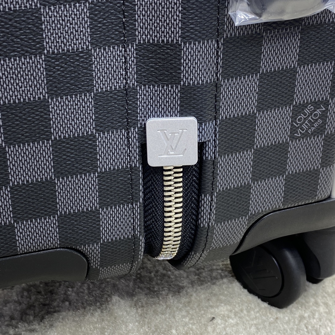 Bagsaaa LV N23209 Horizon 55 Damier Graphite luggage - 15 x 21.7 x 8.3 inches