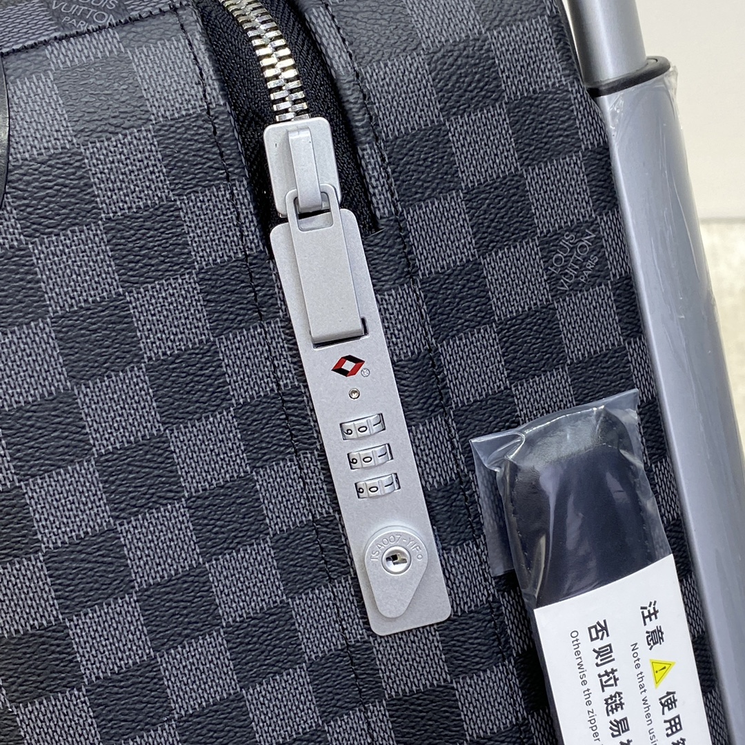 Bagsaaa LV N23209 Horizon 55 Damier Graphite luggage - 15 x 21.7 x 8.3 inches
