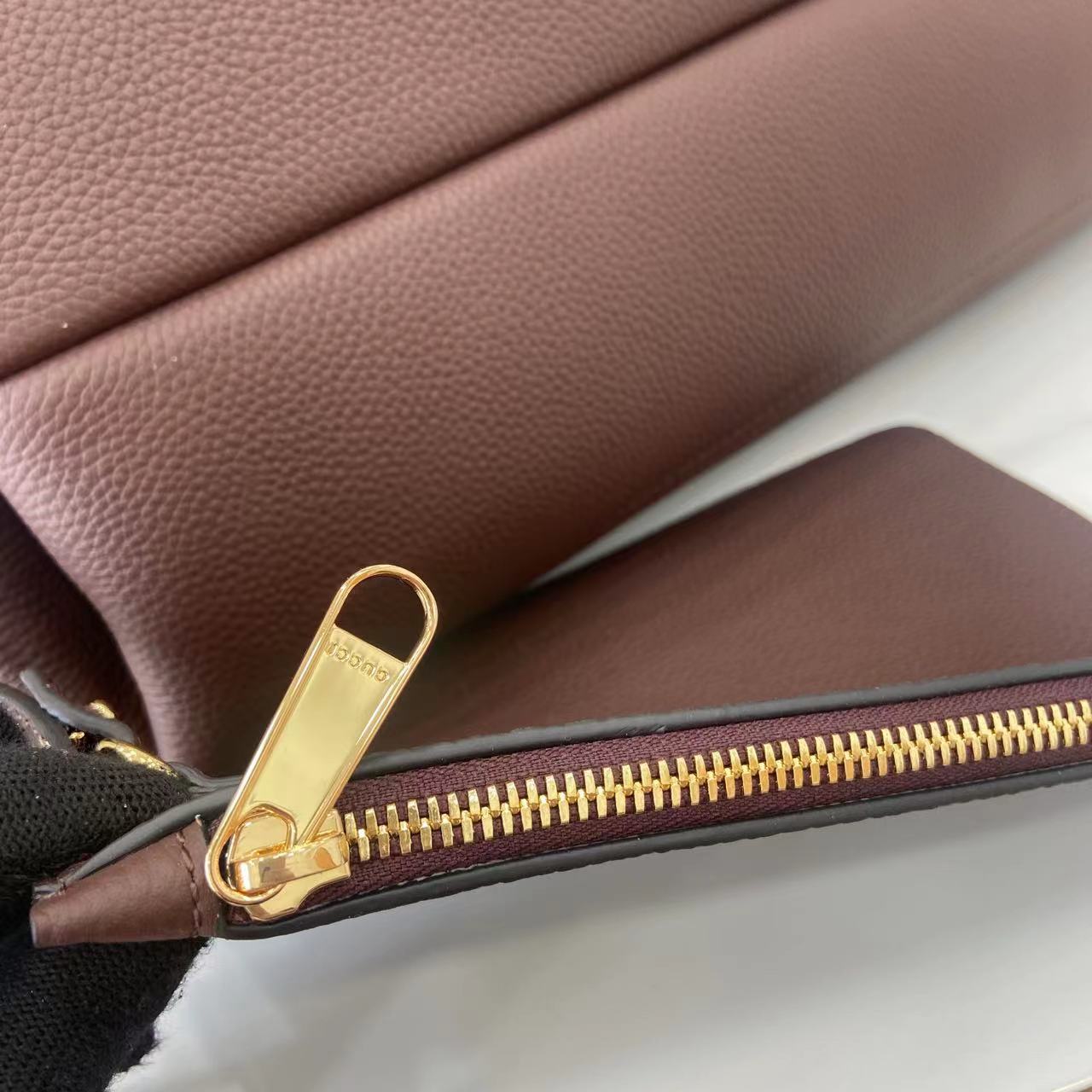 Bagsaaa Gvc*1 Softbit maxi shoulder bag 837466 dark brown - 46cm