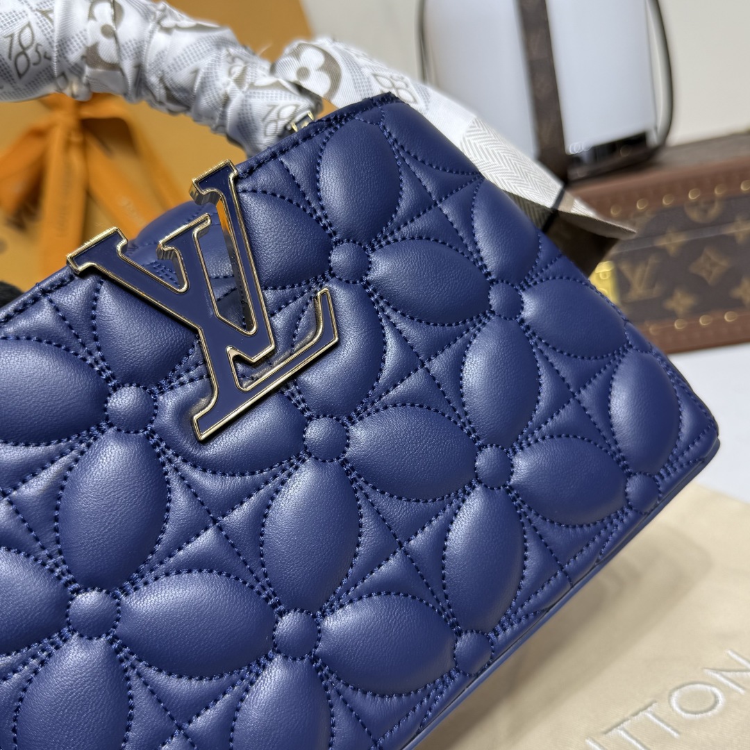 Bagsaaa LV M13496 Capucines Mini Sapphire Blue - 21cm