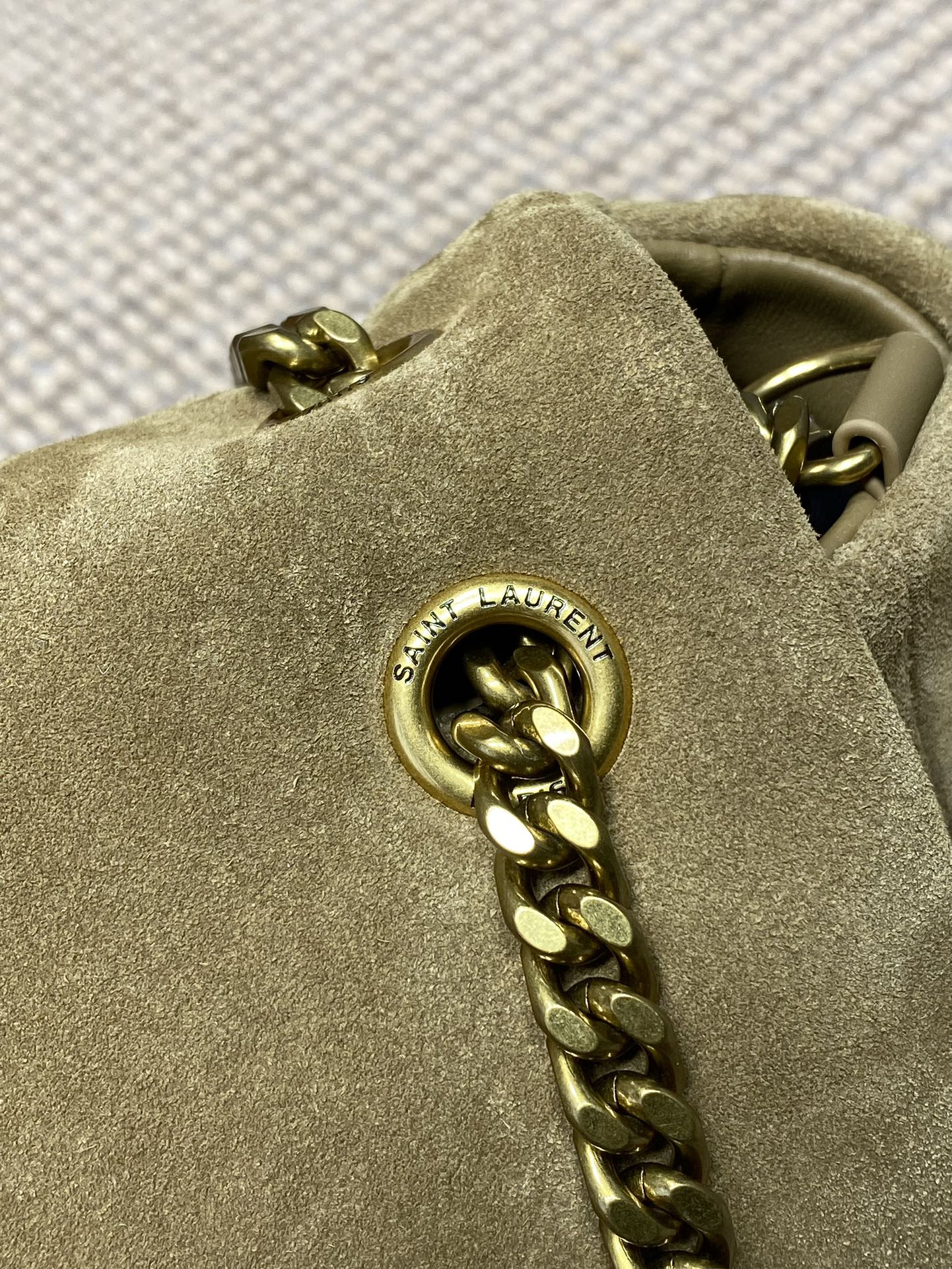 Bagsaaa Y51 CALYPSO large in suede 777399 beige - 38cm