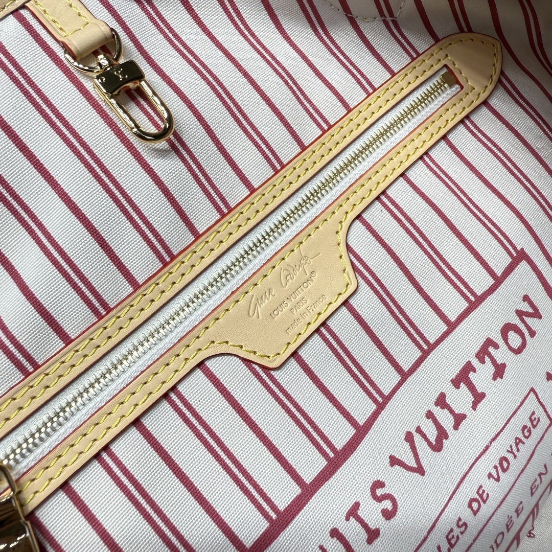 Bagsaaa LV M15124 Neverfull Inside Out GM Monogram Beige - 39cm
