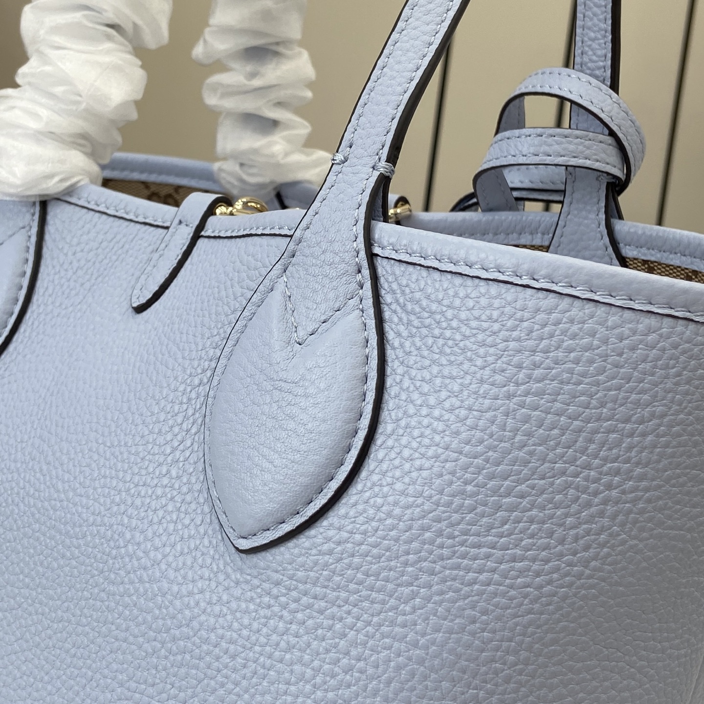 Bagsaaa Gvc*1 Totissima small reversible tote bag 839124 light blue - 21cm