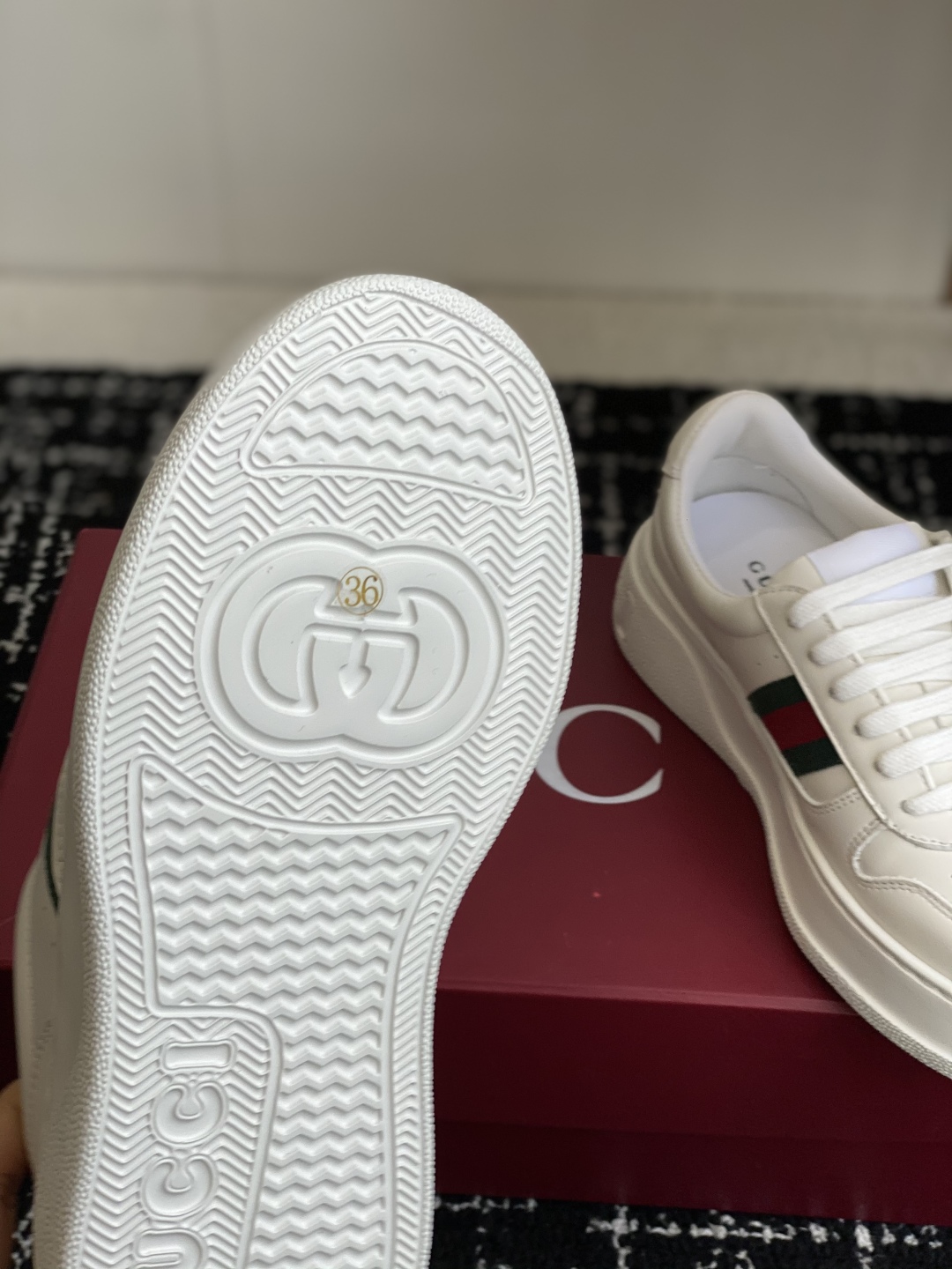 Bagsaaa Gvc*1 chunky sneaker 848307 white