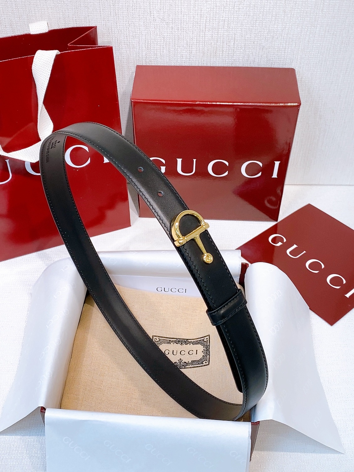 Bagsaaa Gvc*1 Belt Black - 2.5cm