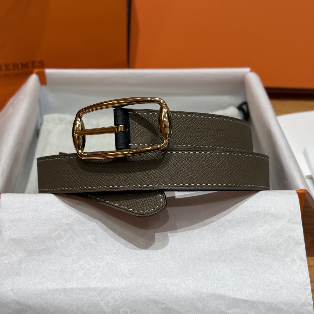 Bagsaaa H**me5 Etoupe Belt - 2.5cm