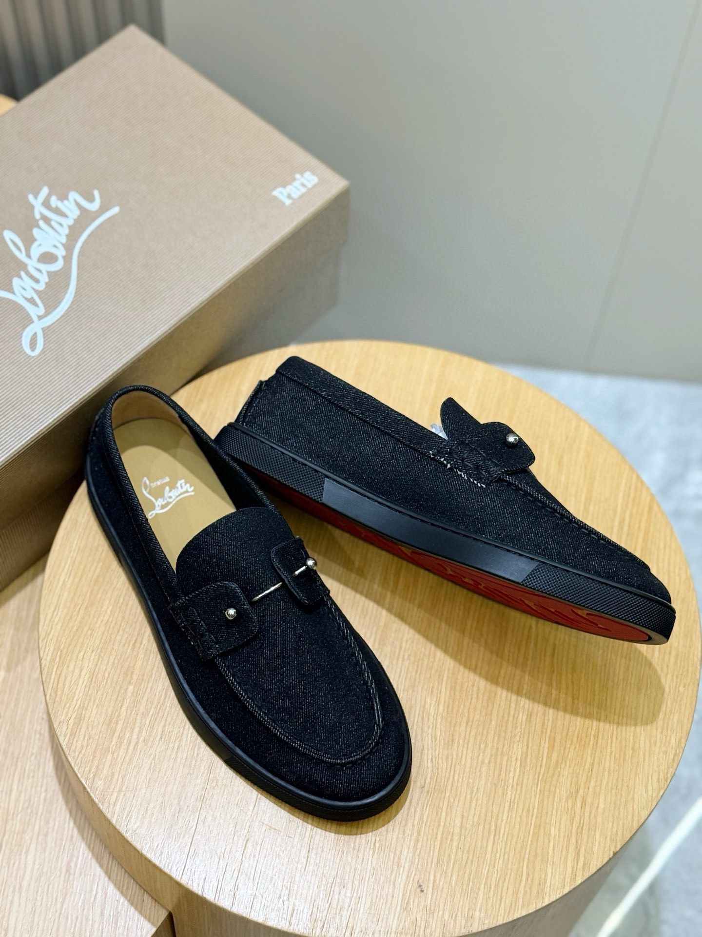 Bagsaaa Chr1st1an Louboutin Chambeliboat loafers black