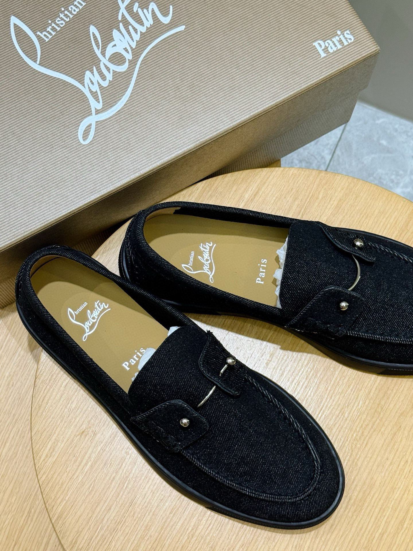 Bagsaaa Chr1st1an Louboutin Chambeliboat loafers black