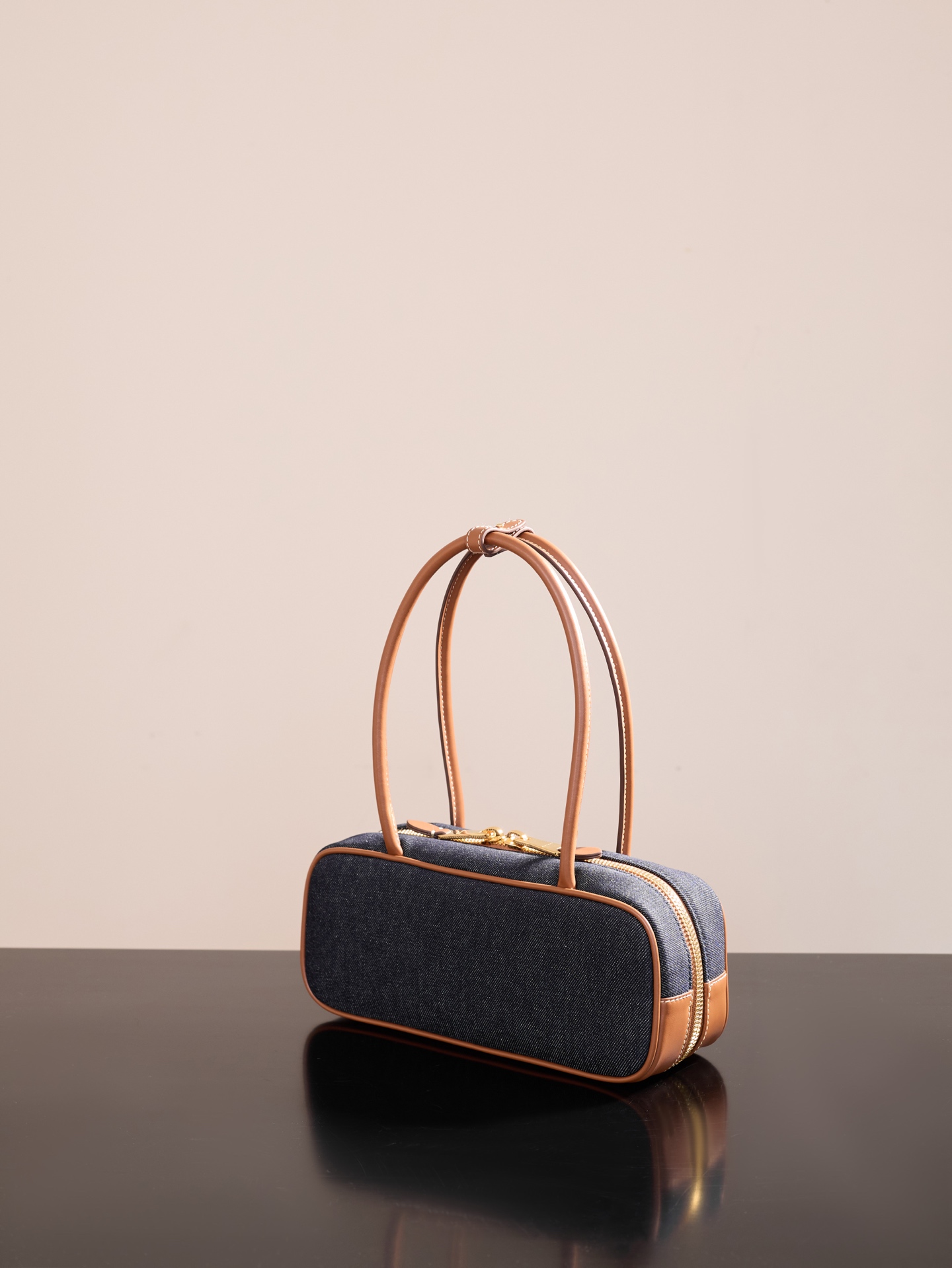 Bagsaaa Miu Miu Beau denim bag 5BB173 - 28cm