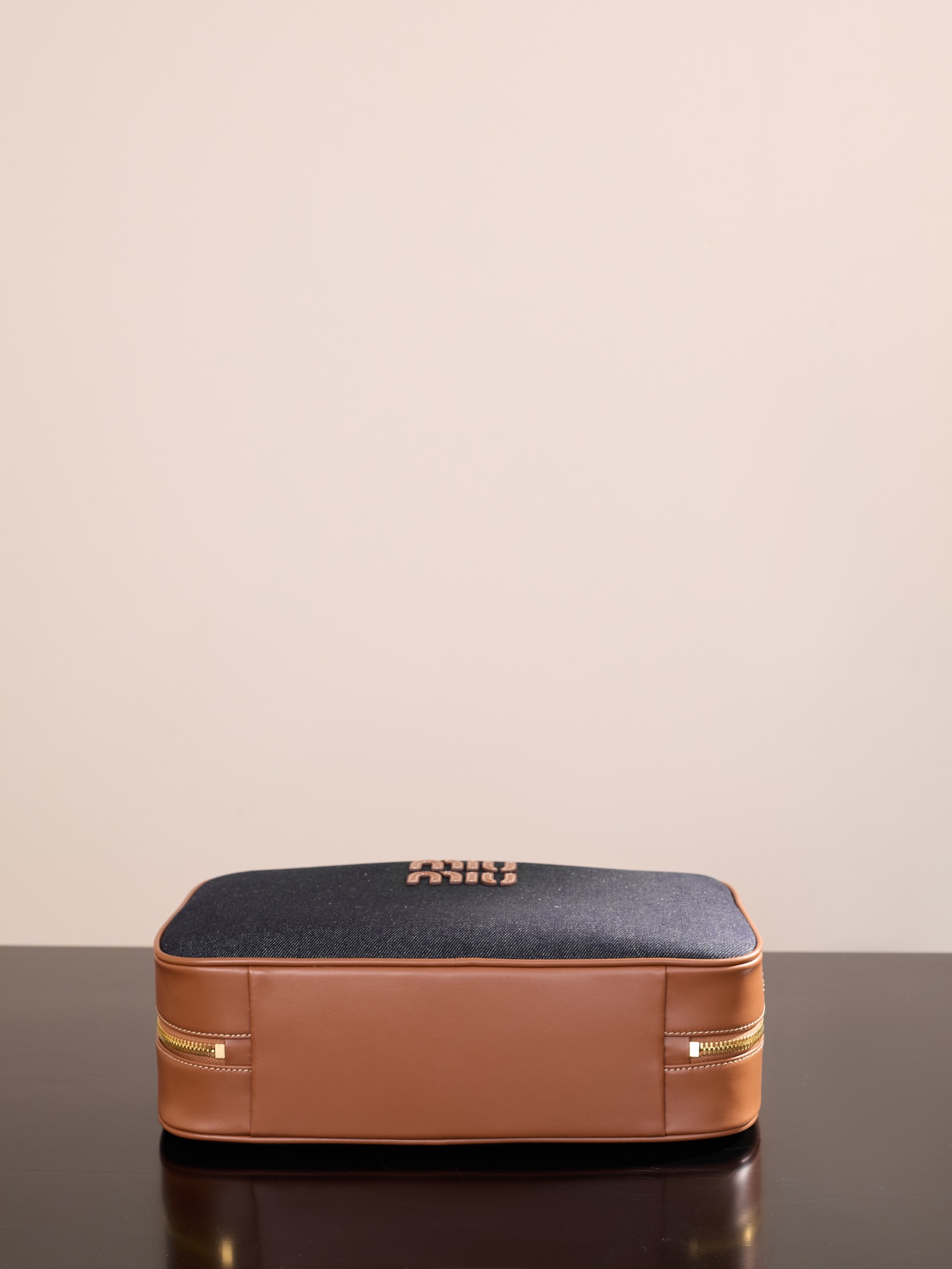 Bagsaaa Miu Miu Beau denim bag large size 5BB163 - 34cm