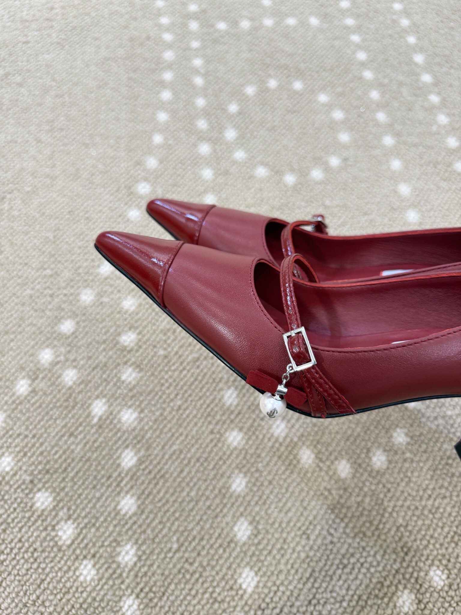 Bagsaaa J1m*y Ch00 pumps in red