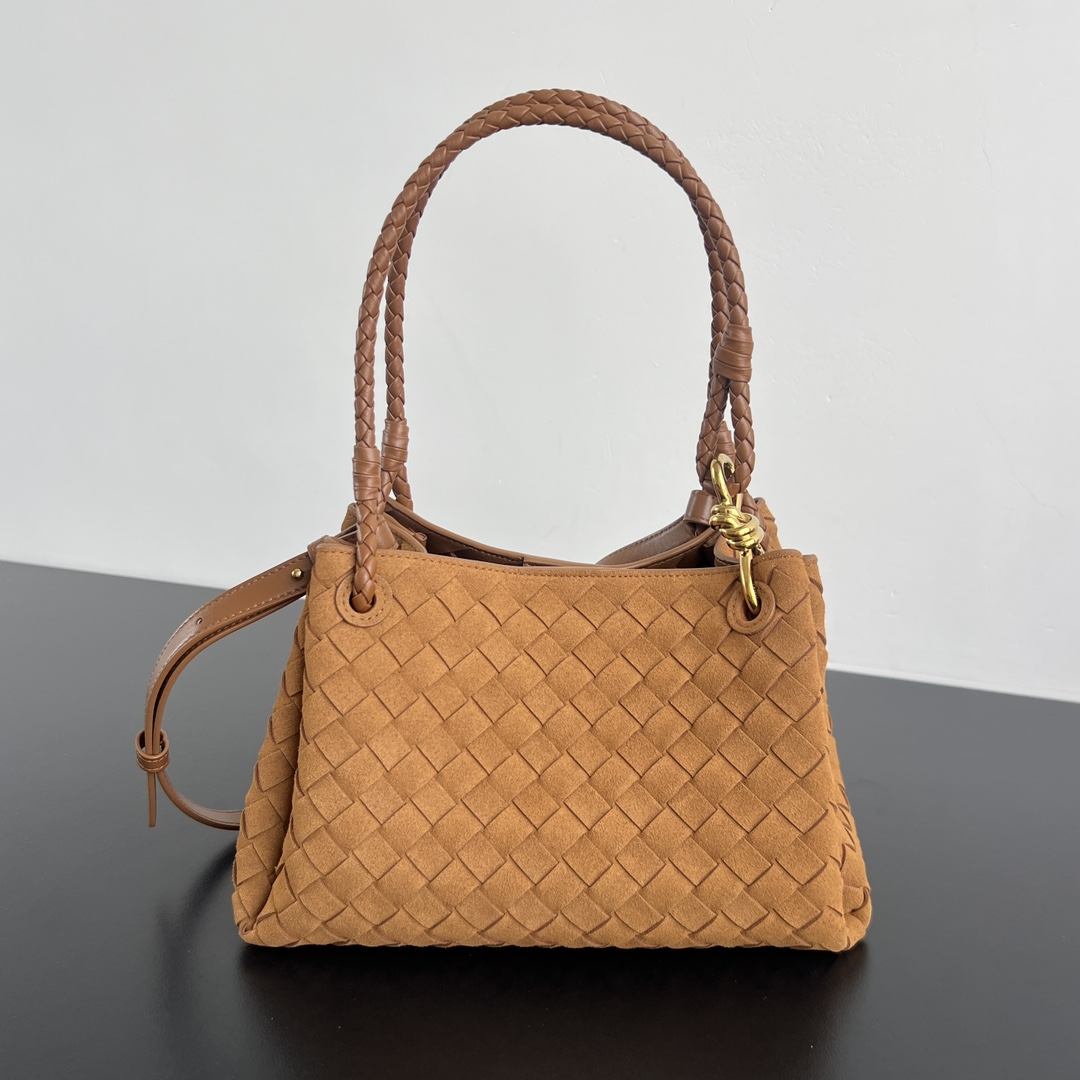 Bagsaaa B0tt*ga Ven*ta Parachute 835921 brown suede - 30cm