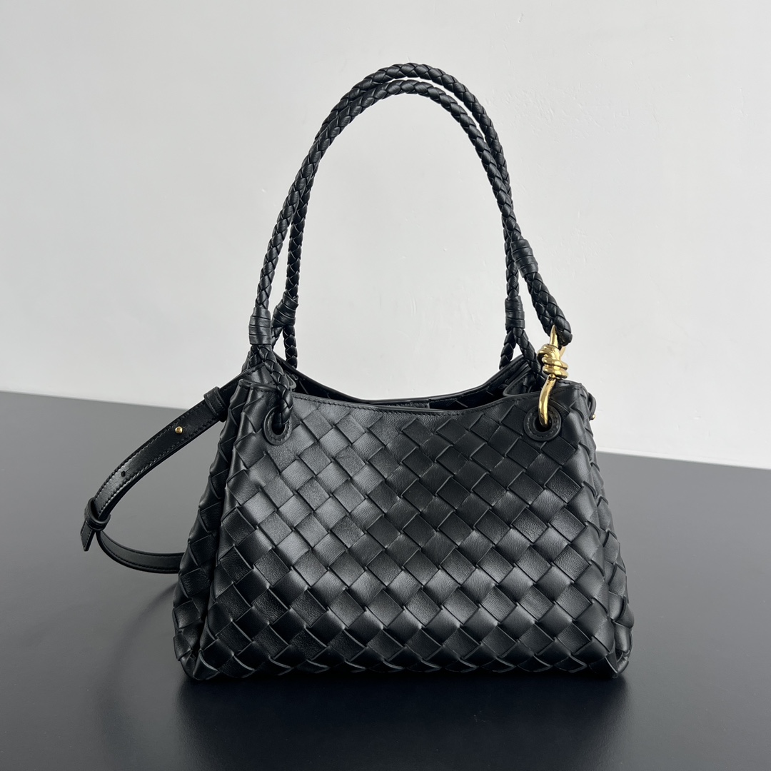 Bagsaaa B0tt*ga Ven*ta Parachute 835921 black - 30cm