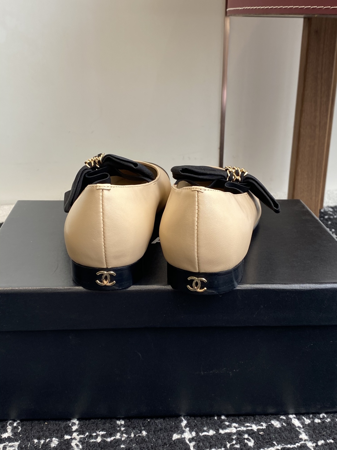 Bagsaaa Ch**el Mary Janes G46811 beige