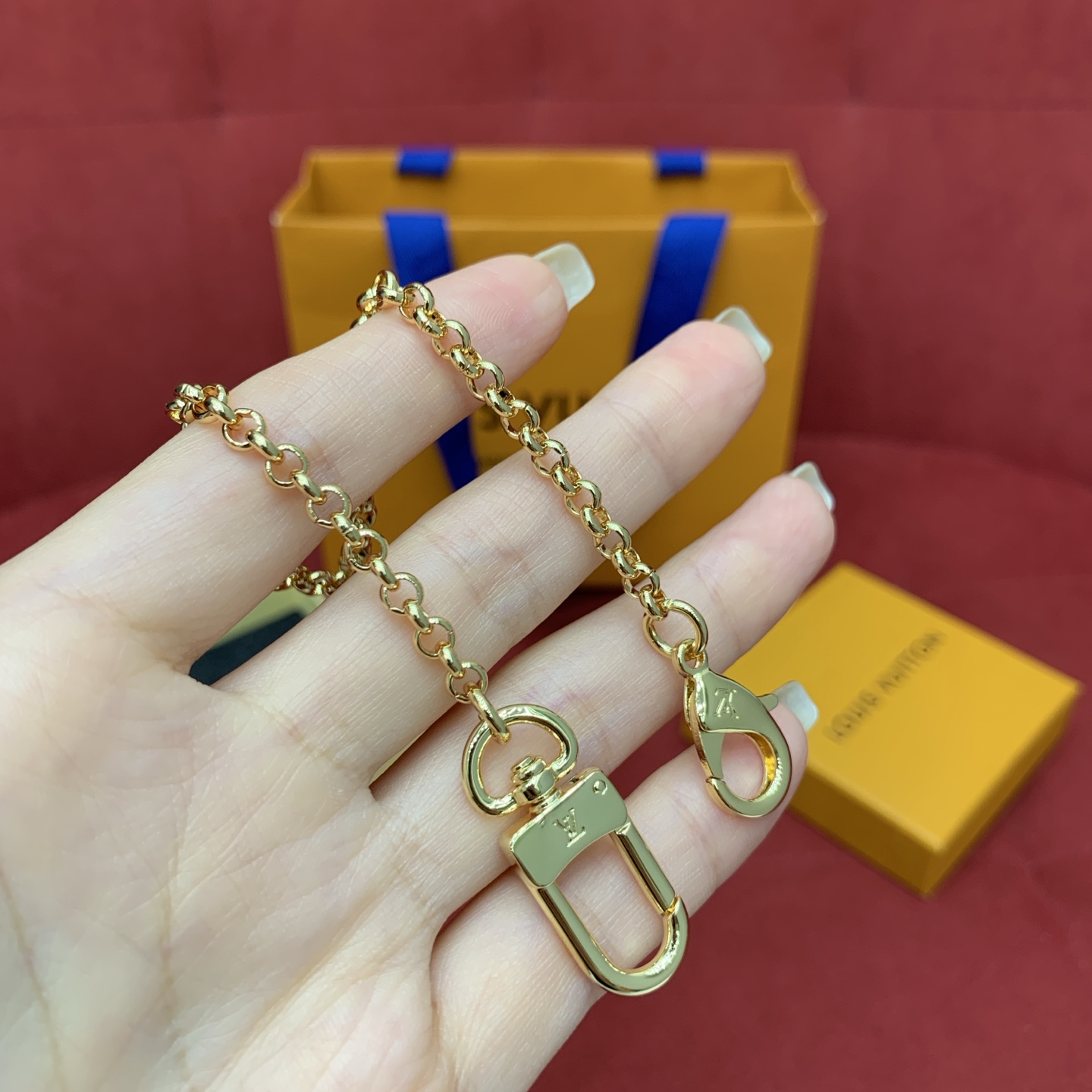 Bagsaaa L0vis Vvtt0n Hair Clip Bag Charm